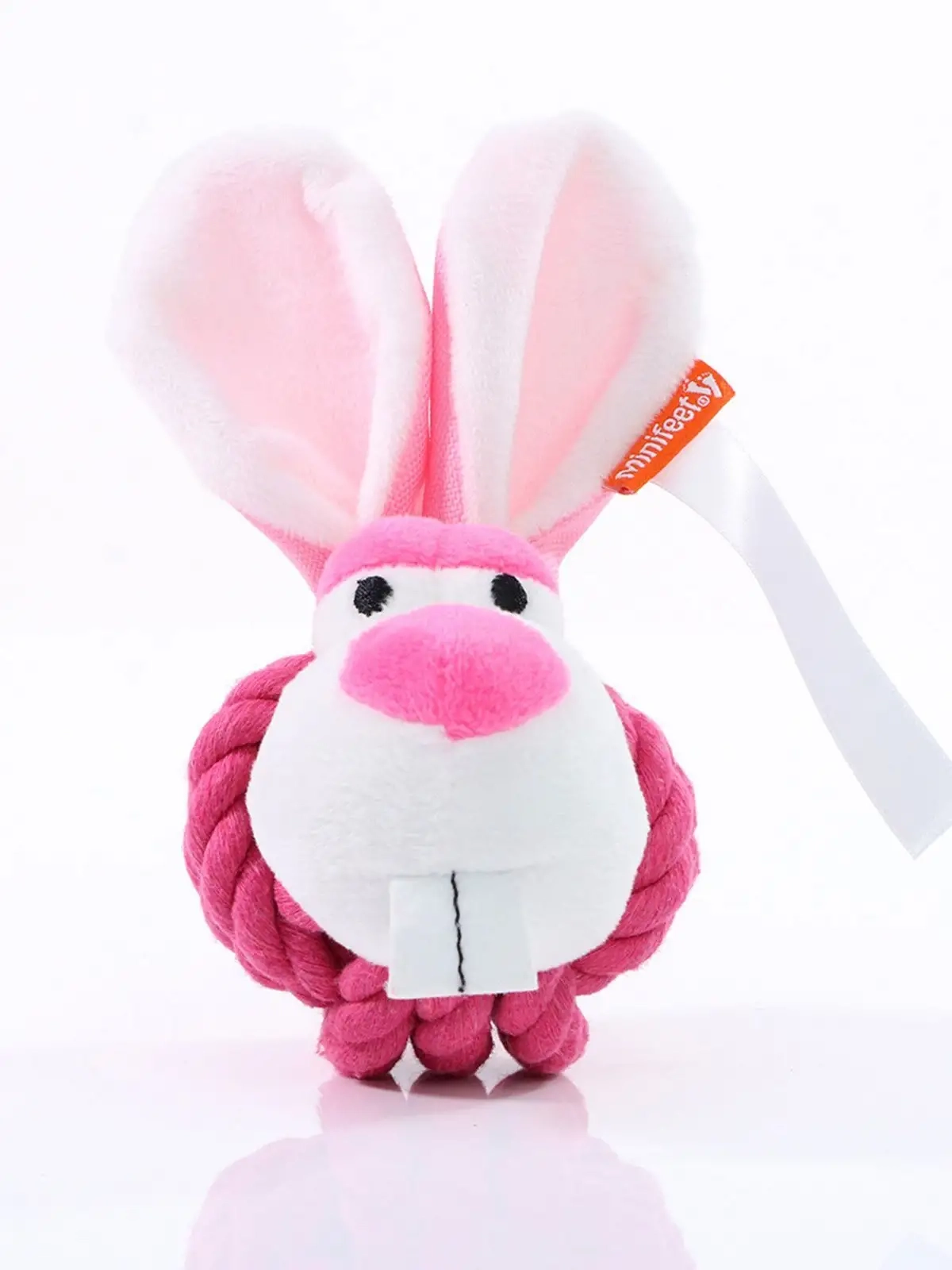 Immagine Dog toy knotted animal rabbit