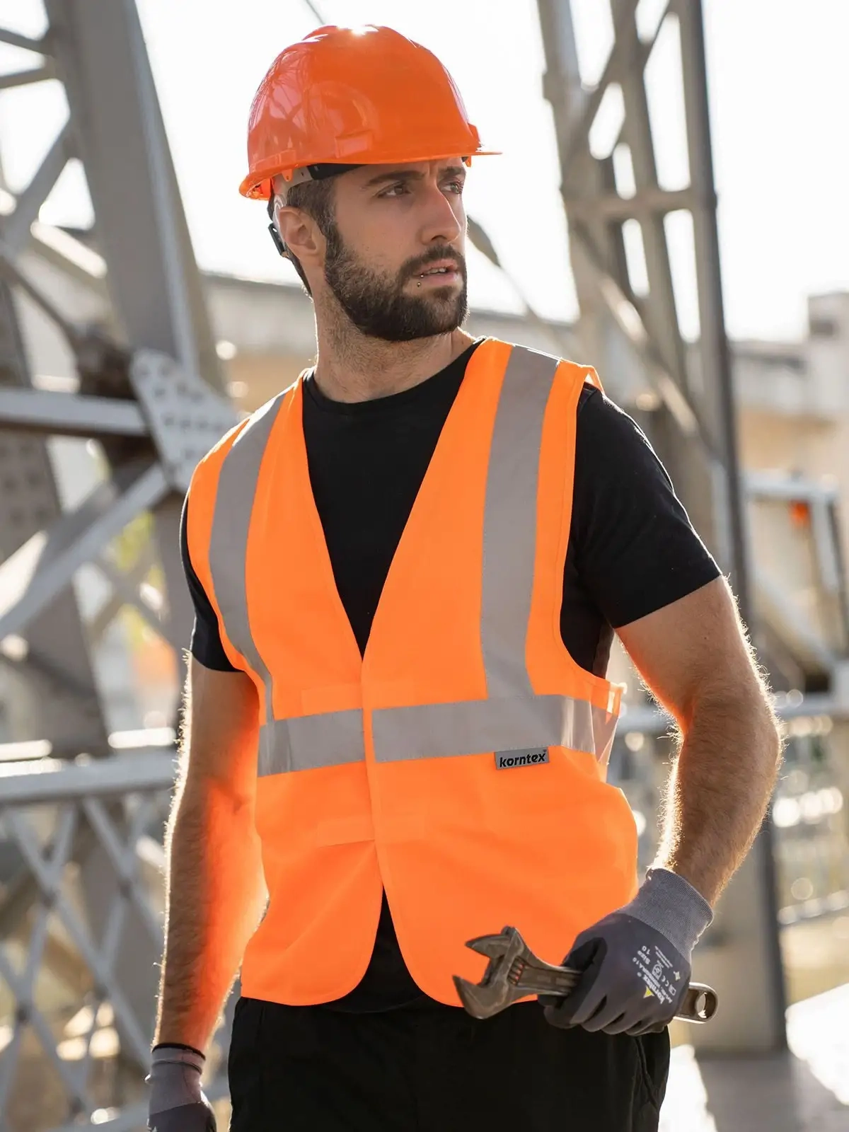 Immagine Safety Vest with 3 reflective Tapes