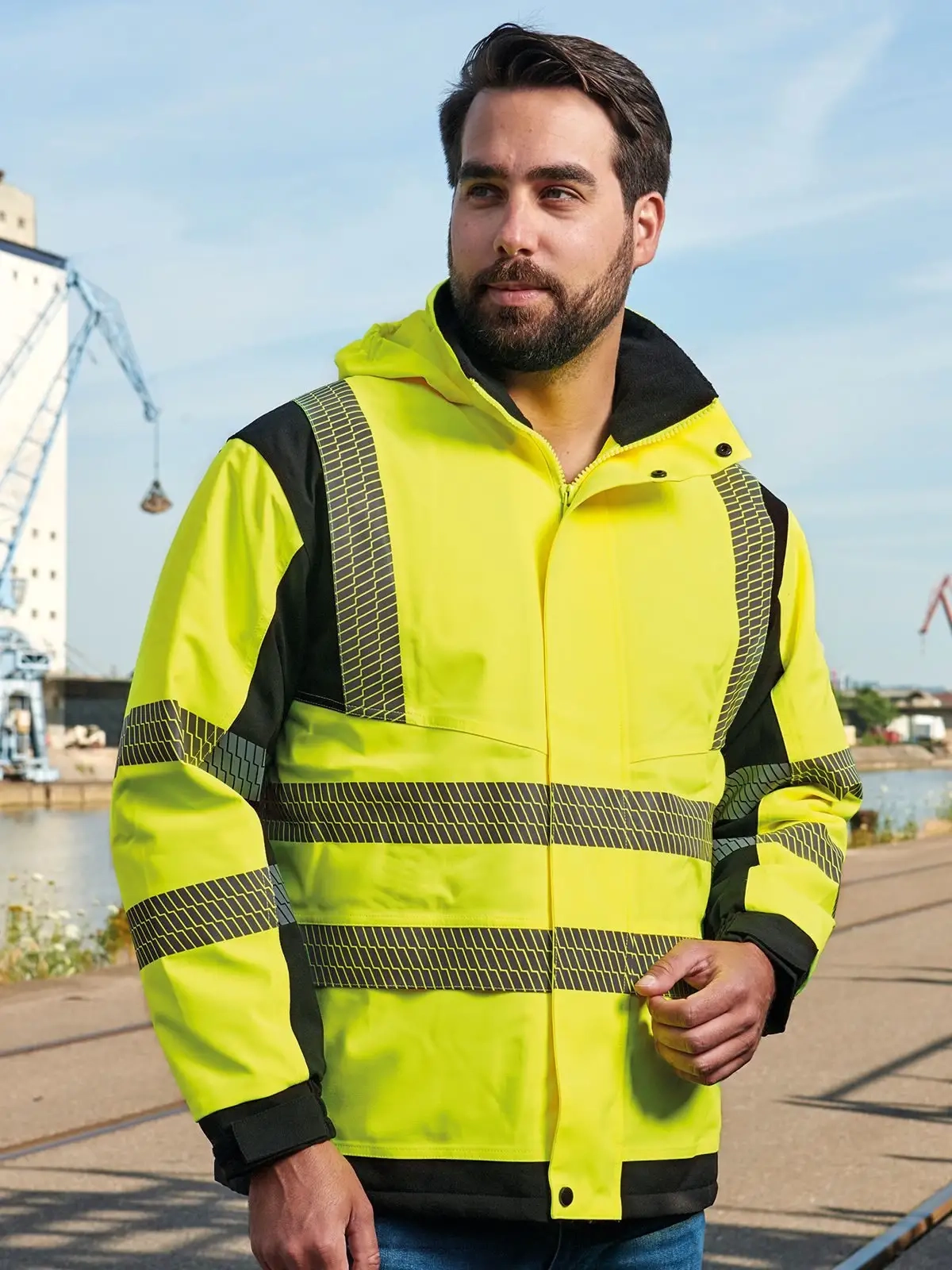 Immagine Hi-Vis Softshell Rain Jacket Printable Copenhagen