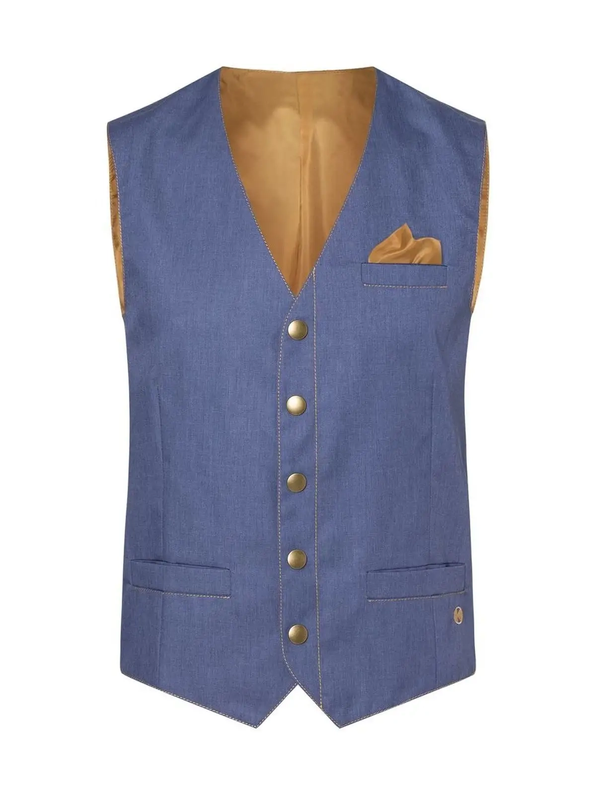 Immagine Men's Waistcoat Jeans-Style