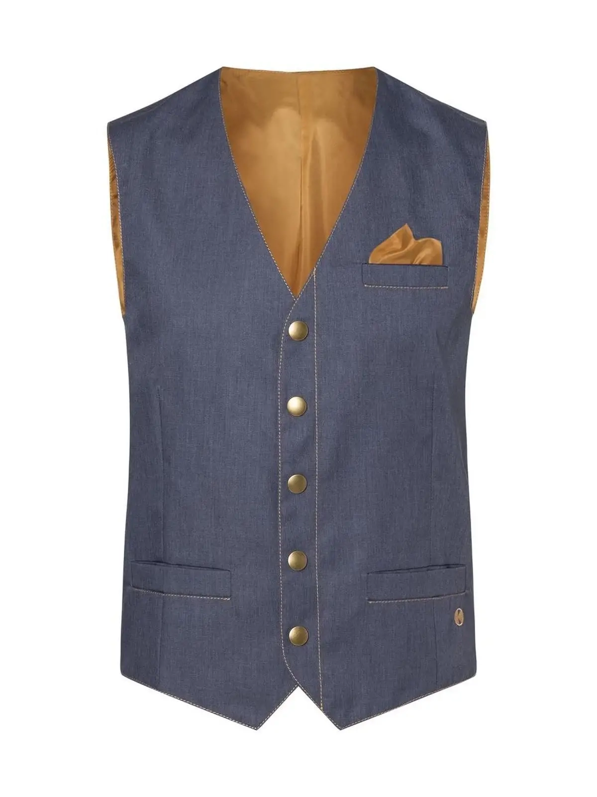 Immagine Men's Waistcoat Jeans-Style