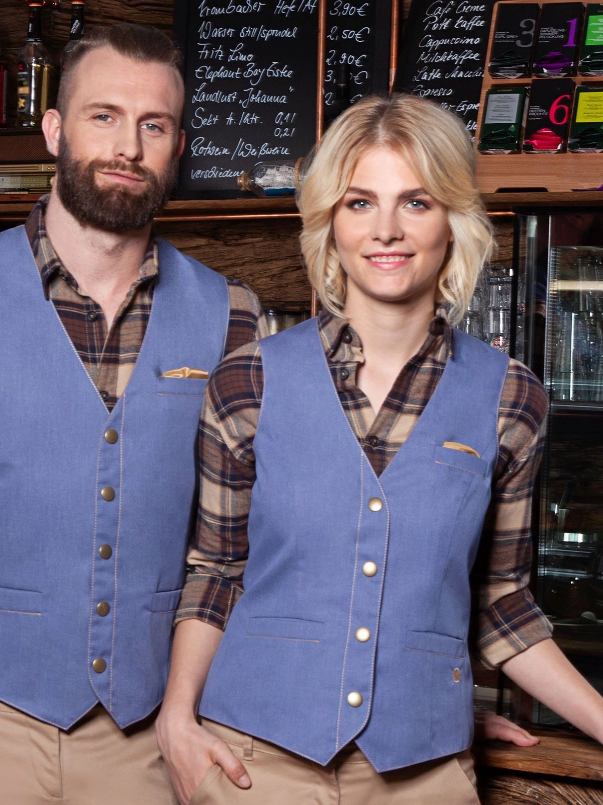 Immagine Ladies' Waistcoat Jeans-Style