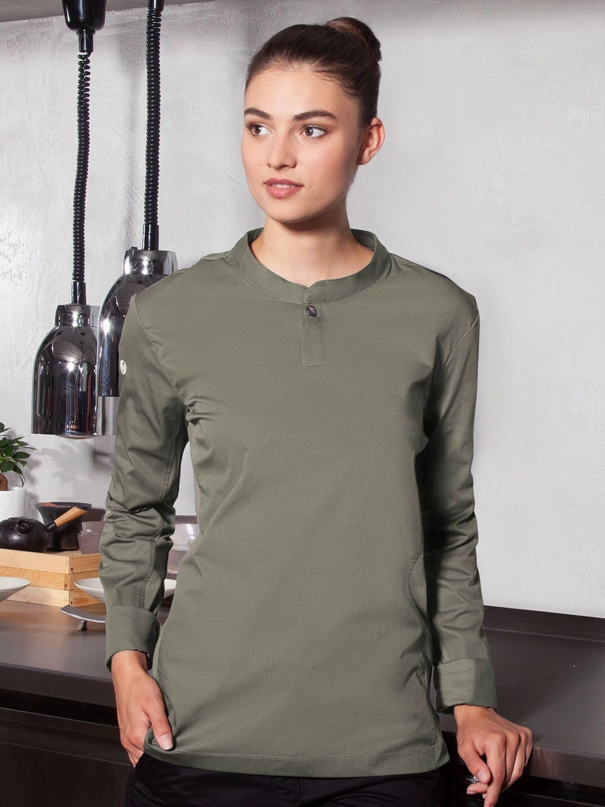 Immagine Ladies Long-Sleeve Work Shirt Performance
