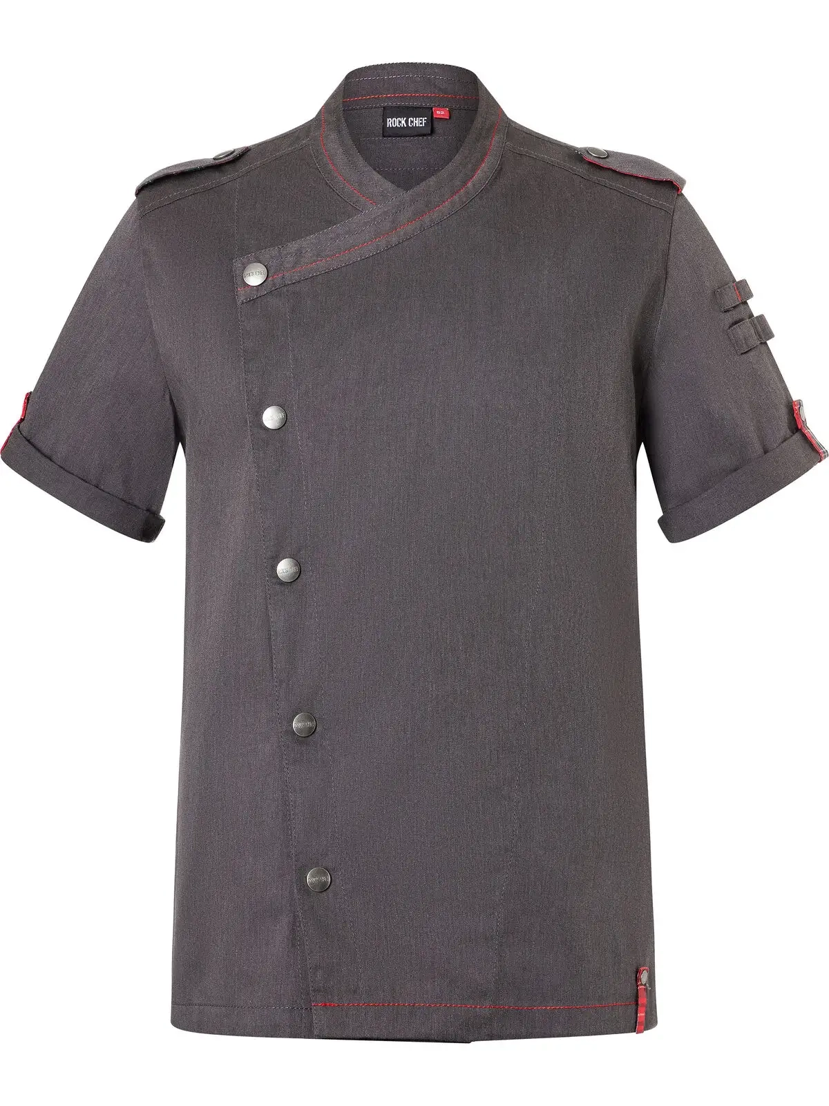 Immagine Giacca da cuoco da uomo denim a maniche corte ROCK CHEF®-Stage2