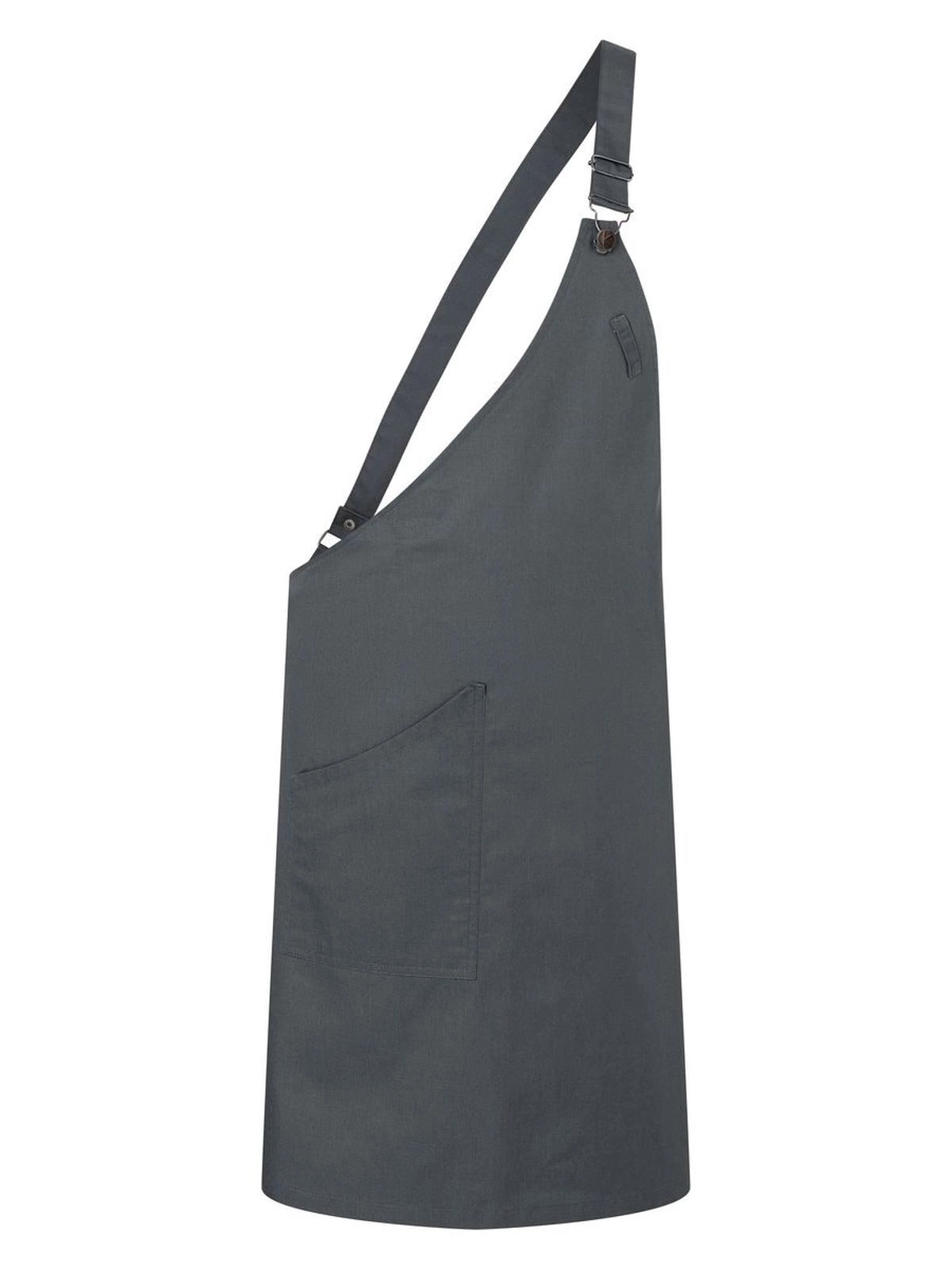 Immagine Asymmetrical Bib Apron with Pocket