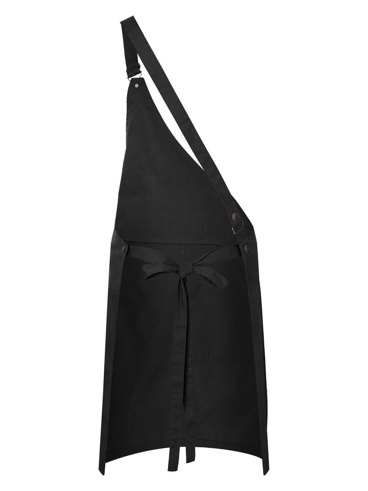 Immagine Asymmetrical Bib Apron with Pocket