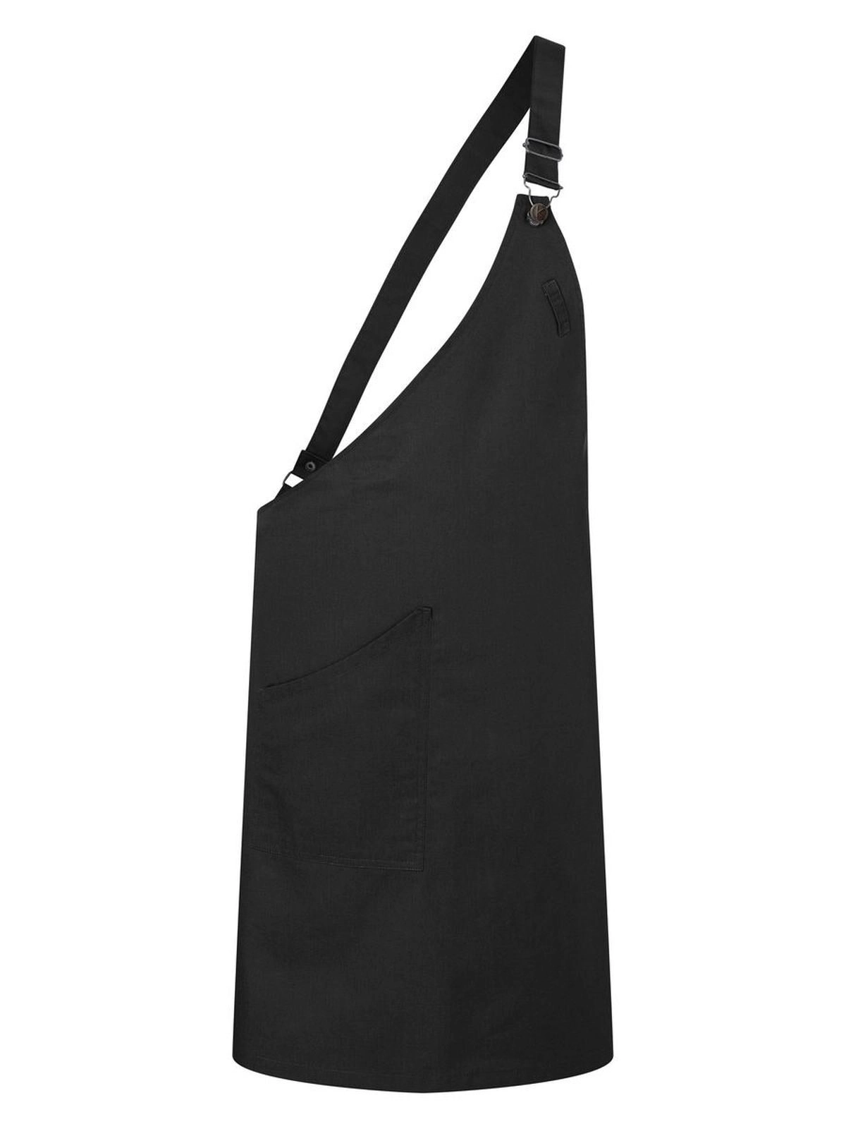 Immagine Asymmetrical Bib Apron with Pocket