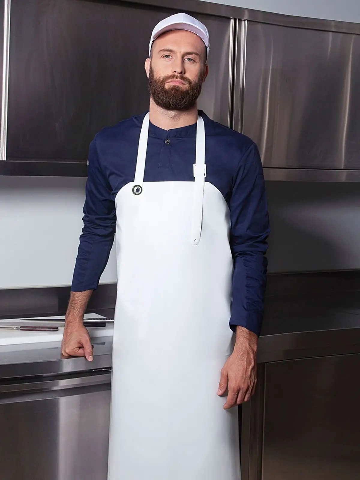 Immagine Waterproof PU Bib Apron Sweden