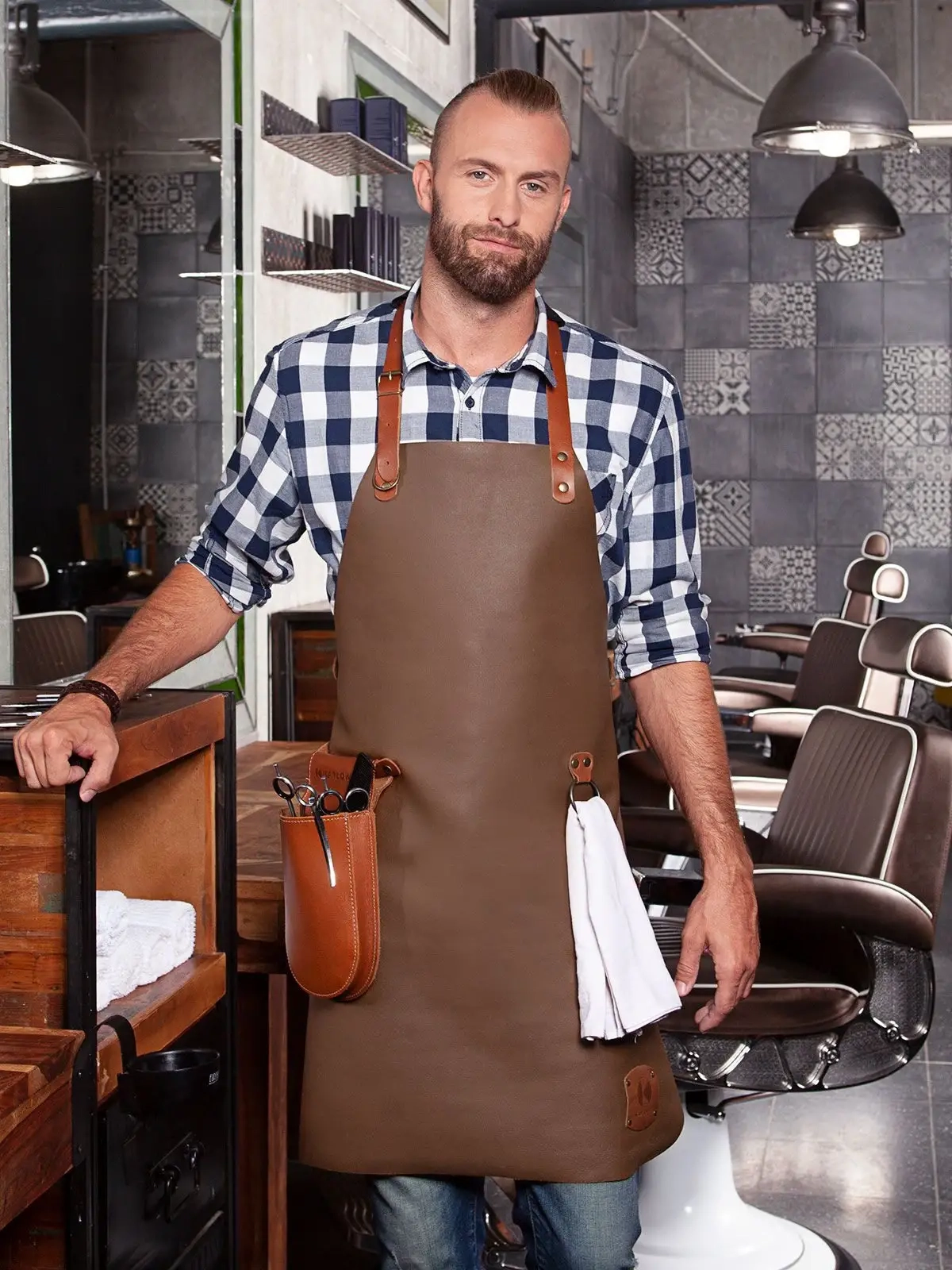 Immagine Leather Bib Apron