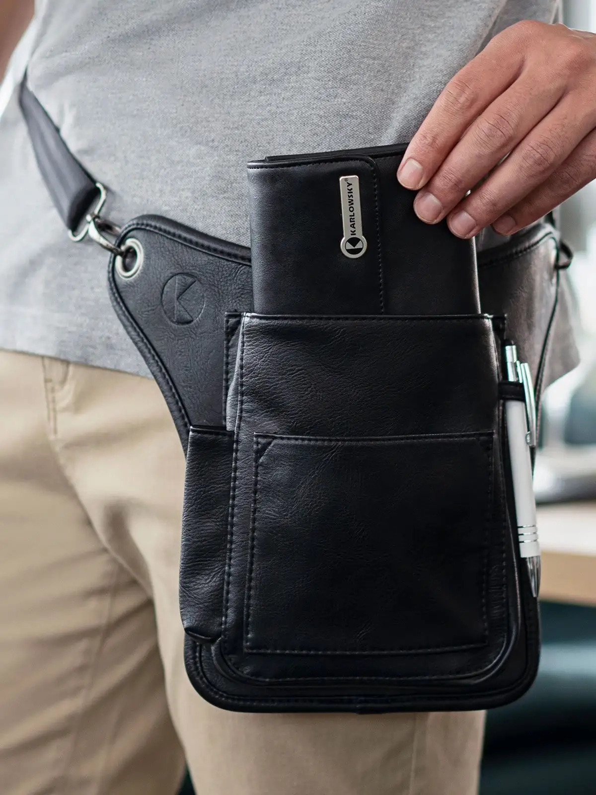 Immagine Waiter's Wallet with press stud