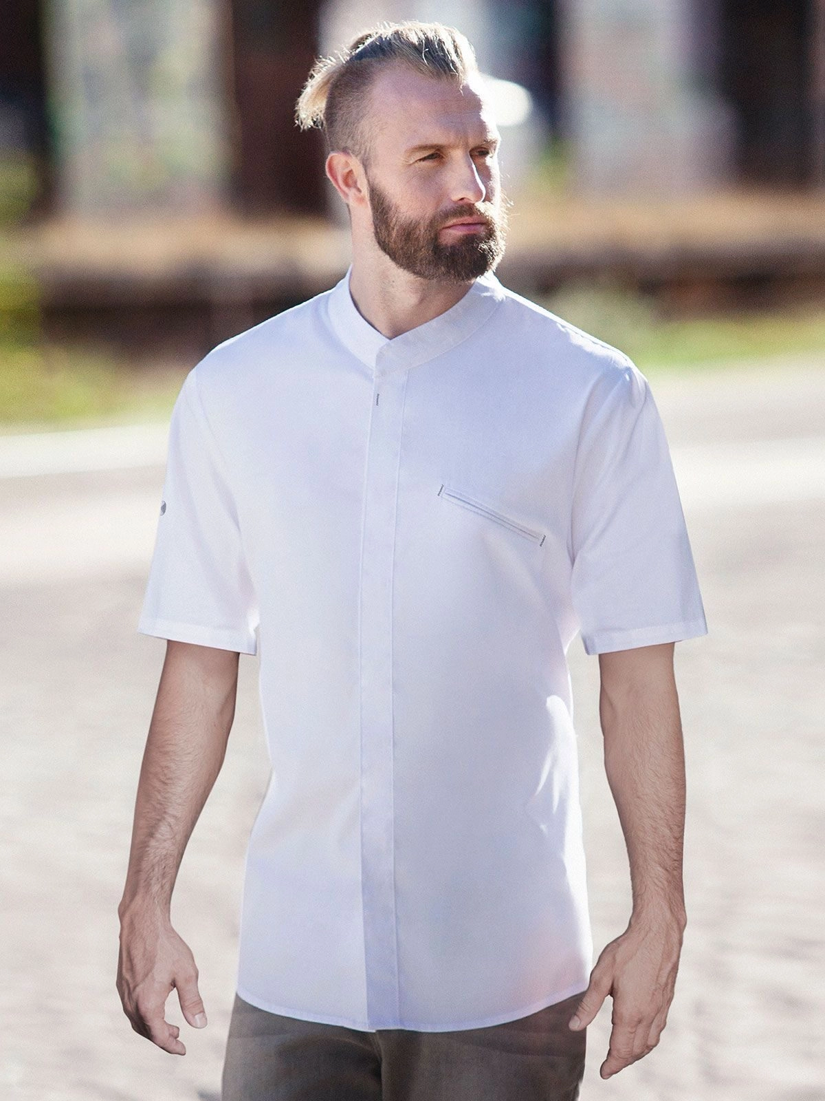 Immagine Short-sleeve Chef Jacket Modern-Touch
