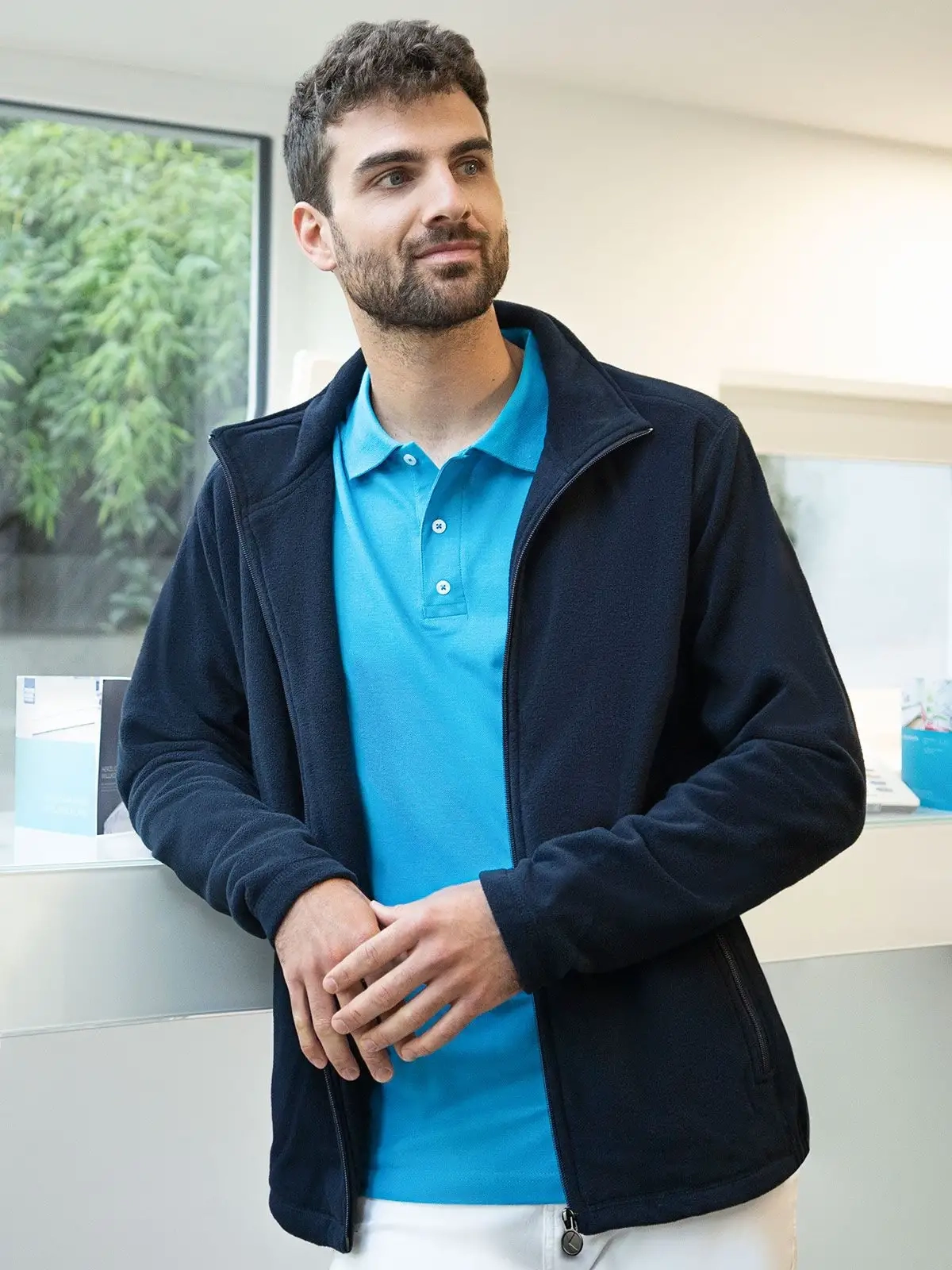 Immagine Men's Workwear Fleece Jacket