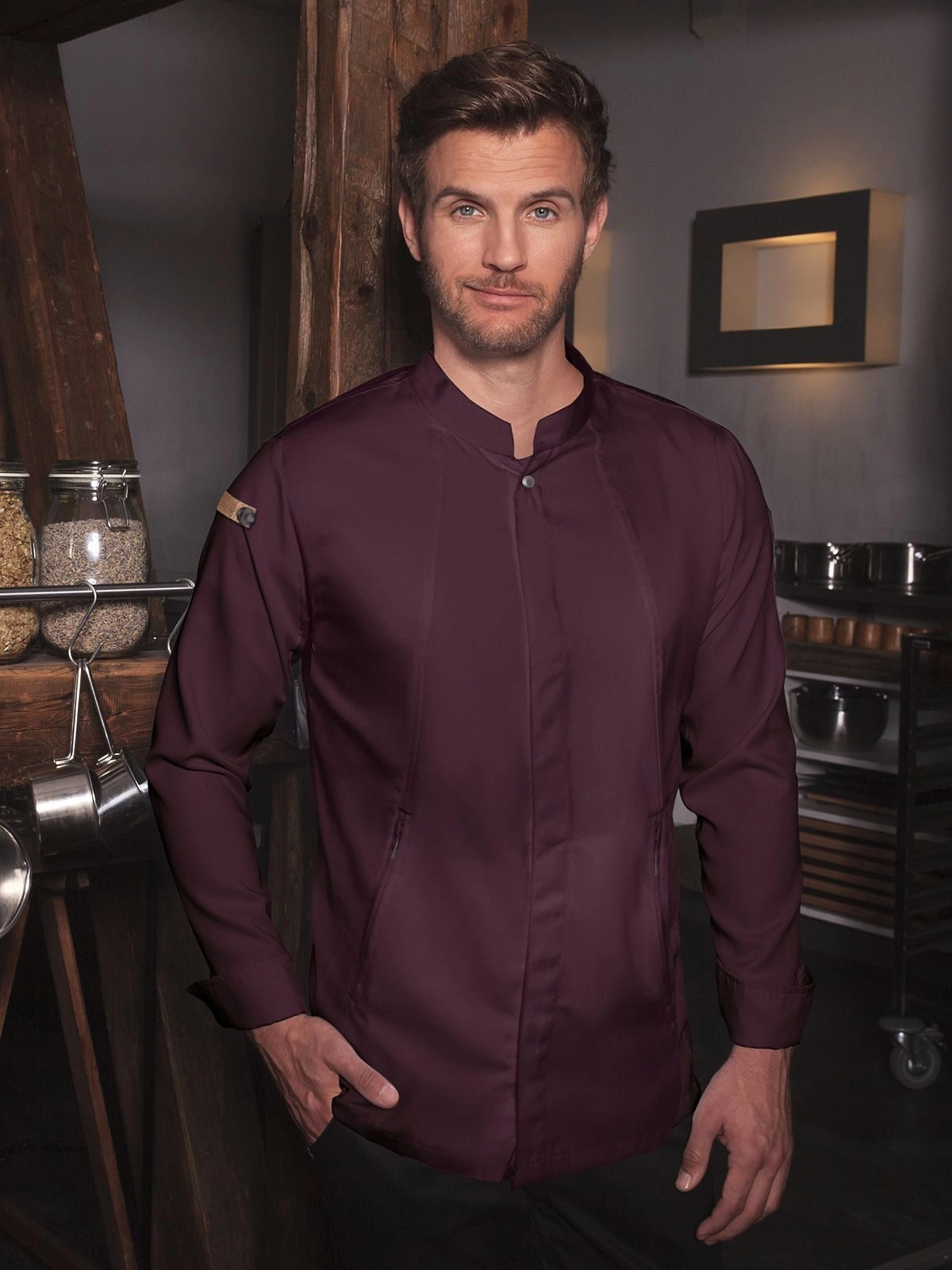 Immagine Chefs Jacket Long-Sleeve Green Generation