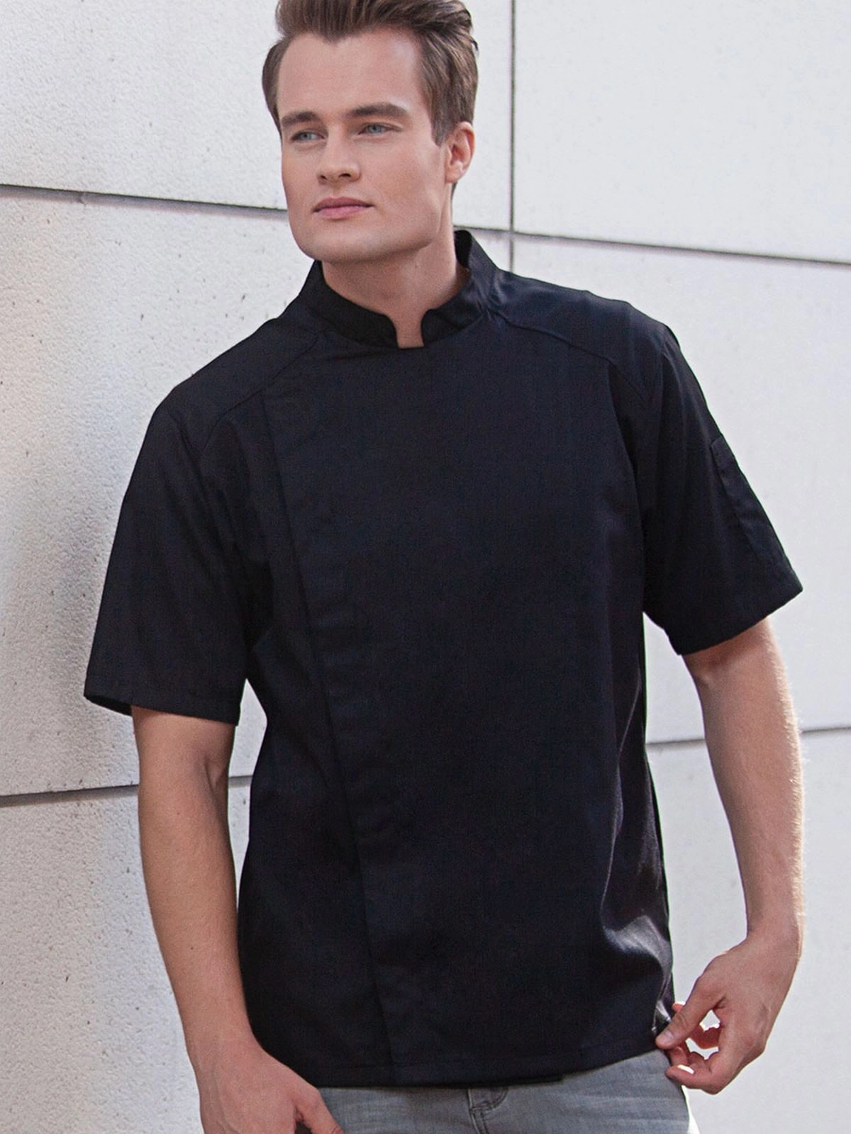 Immagine Short-Sleeve Chef Jacket Modern-Look