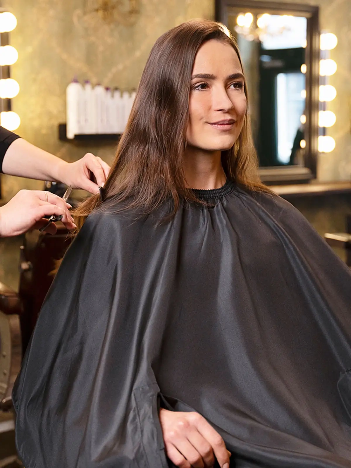 Immagine Salon Hairdresser's Cape with hand grips