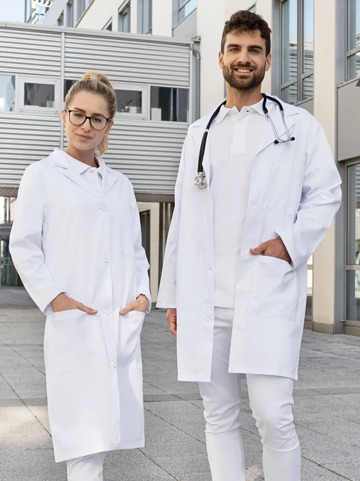 Immagine Men's Medical and Lab Coat Basic
