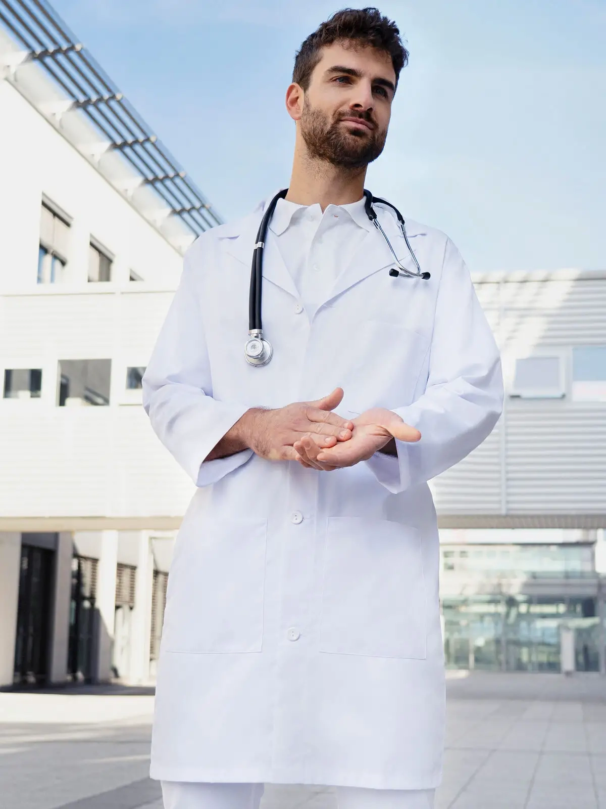 Immagine Men's Medical and Lab Coat Basic