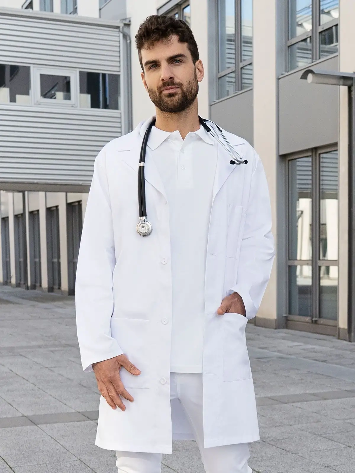 Immagine Men's Medical and Lab Coat Basic