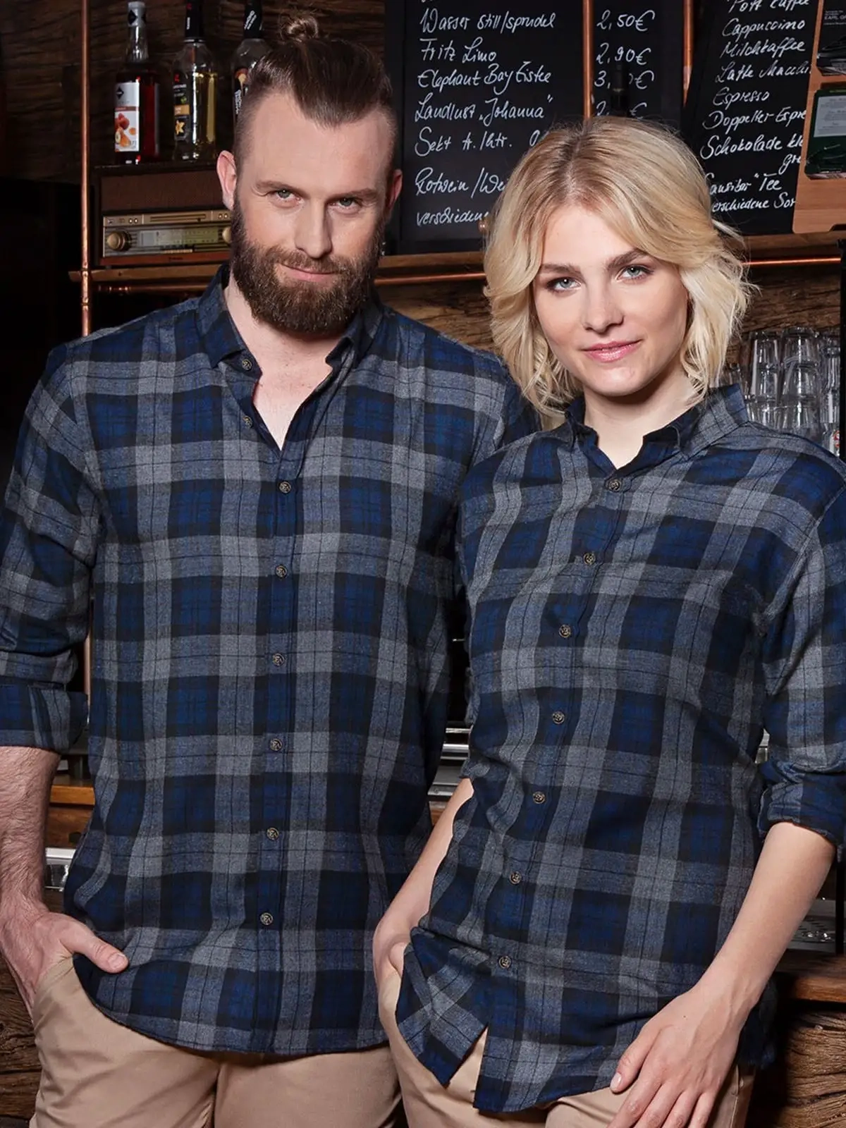 Immagine Men's checked shirt Urban-Style