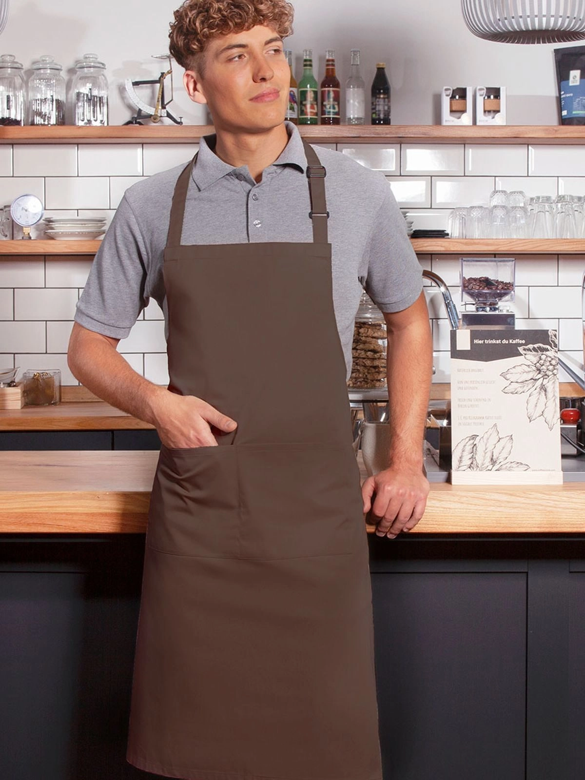 Immagine Bistro Apron Basic With Buckle And Pocket
