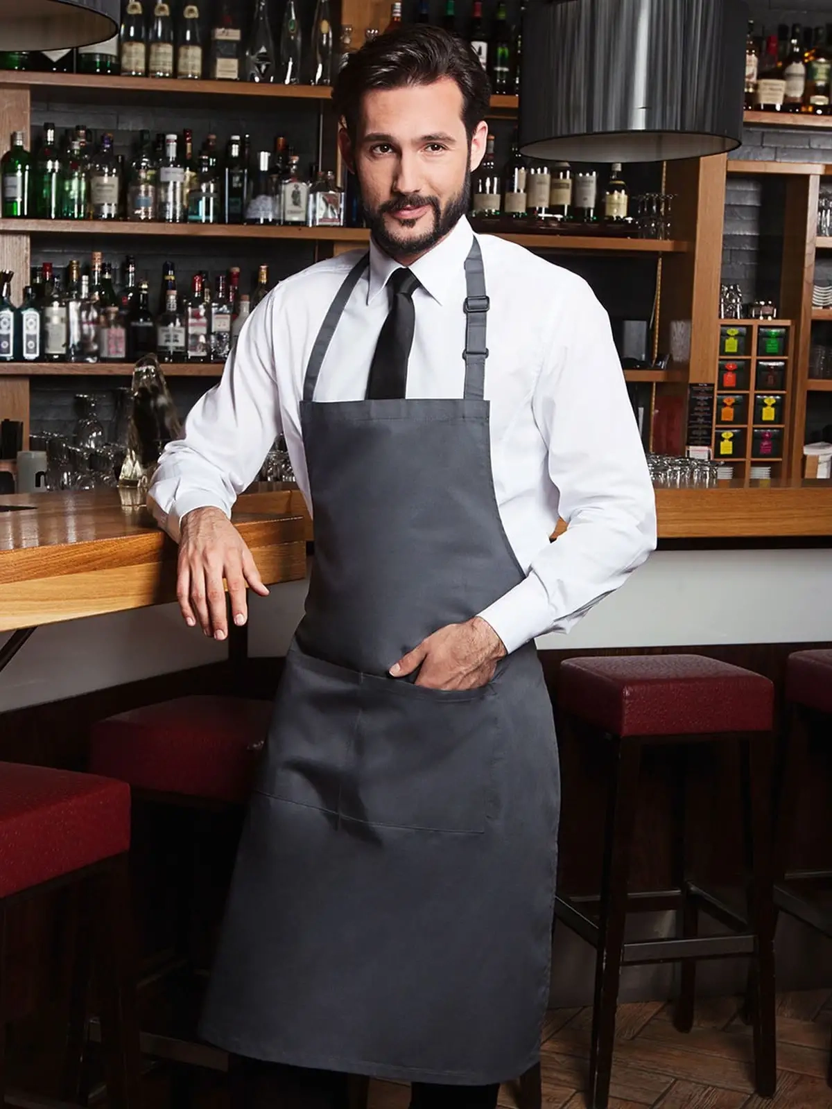 Immagine Bistro Apron Basic With Buckle And Pocket