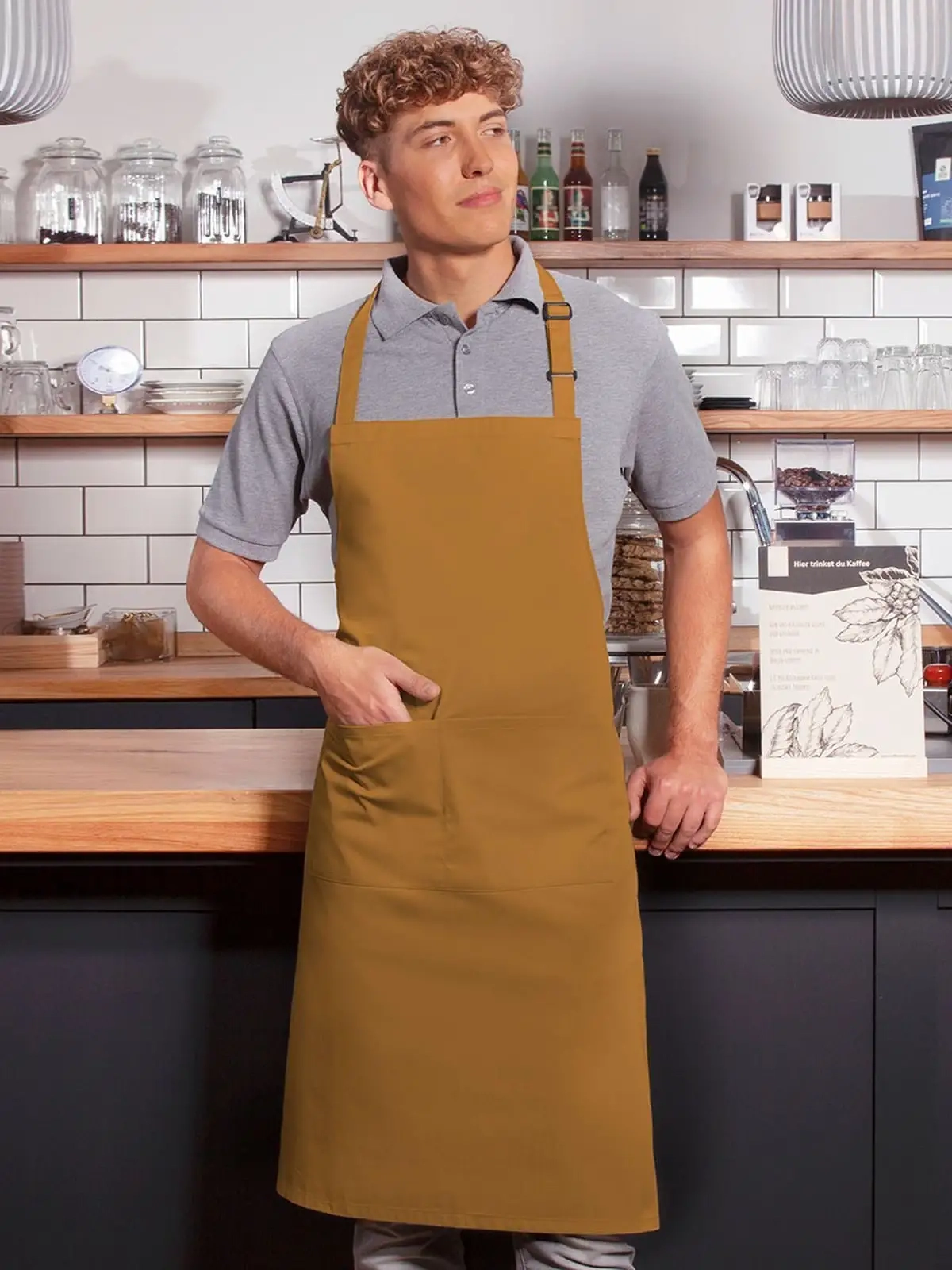 Immagine Bistro Apron Basic With Buckle And Pocket