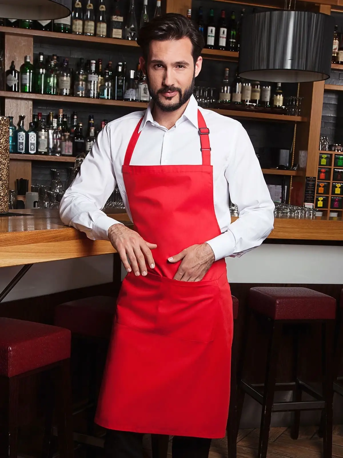 Immagine Bistro Apron Basic With Buckle And Pocket