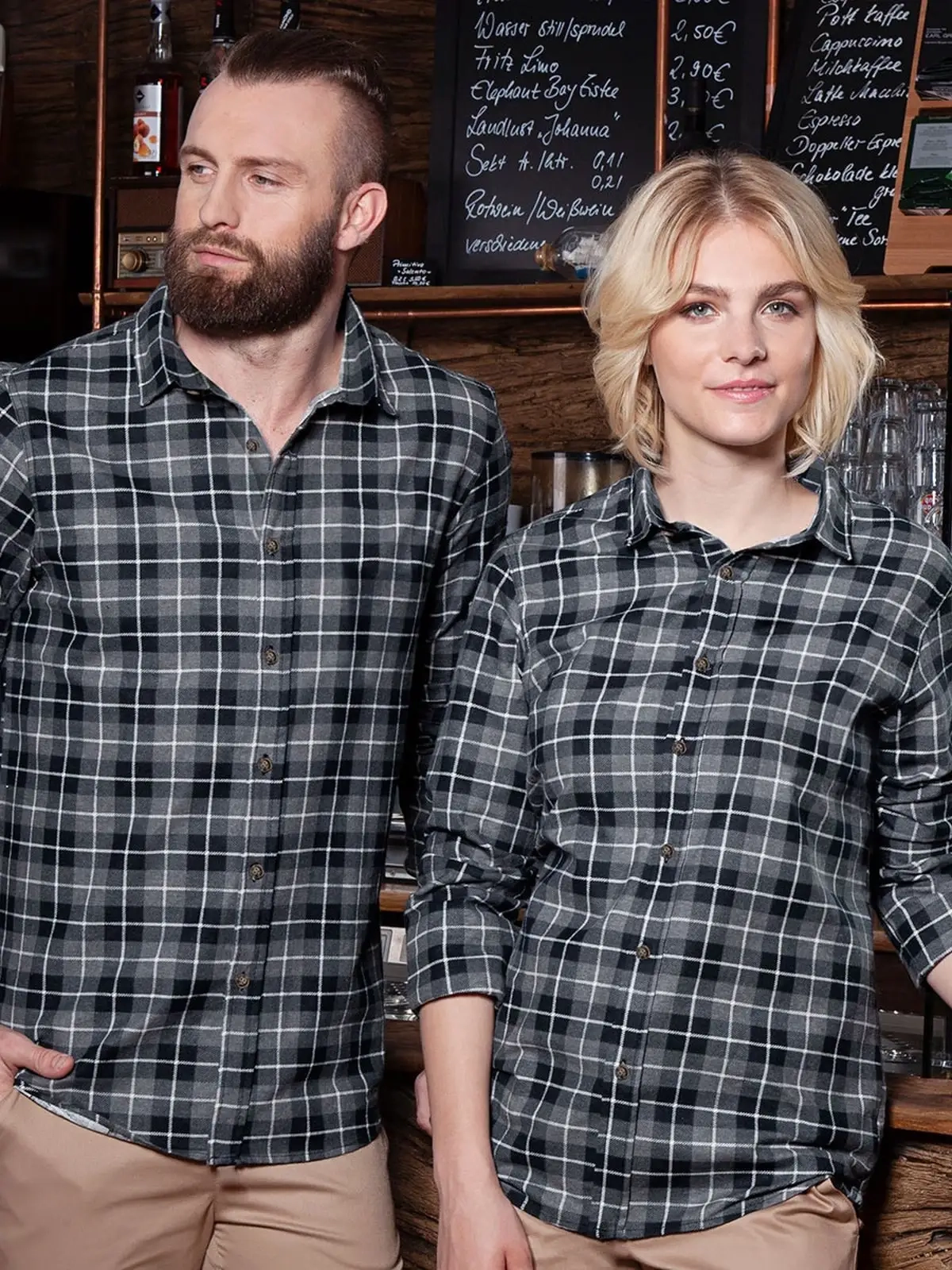 Immagine Ladies' checked blouse Urban-Flair