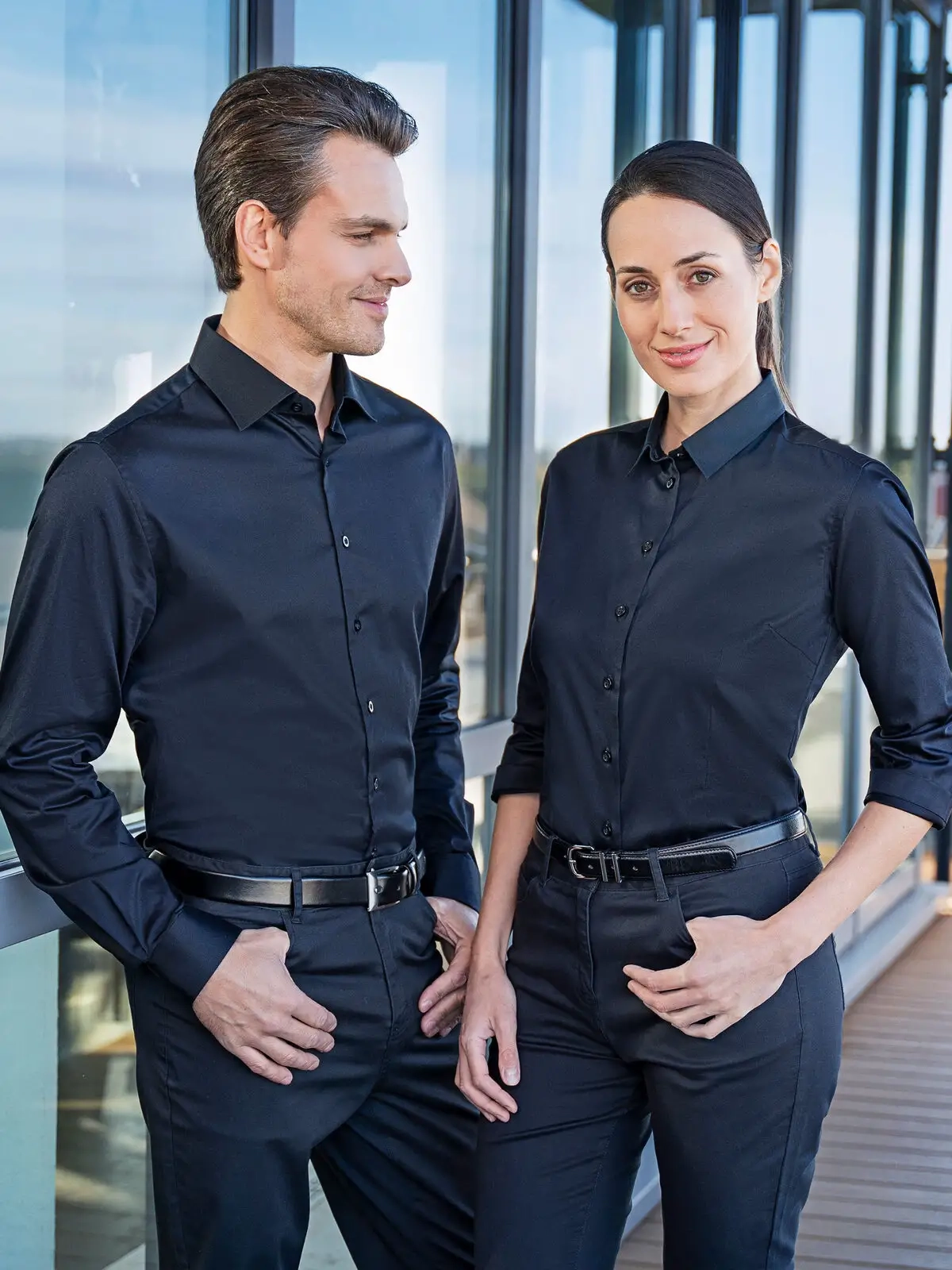 Immagine Ladies' Shirt with 3/4- Sleeve