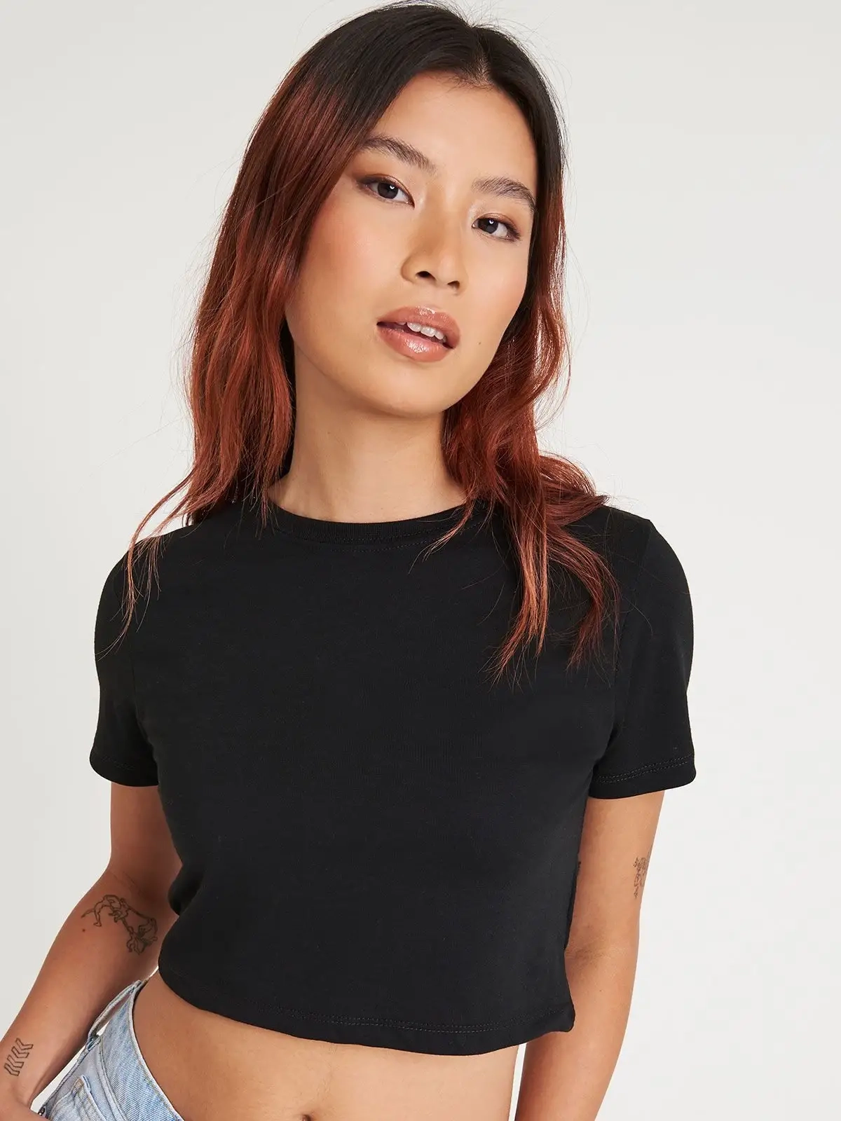 Immagine Girlie Tri-Blend Cropped T