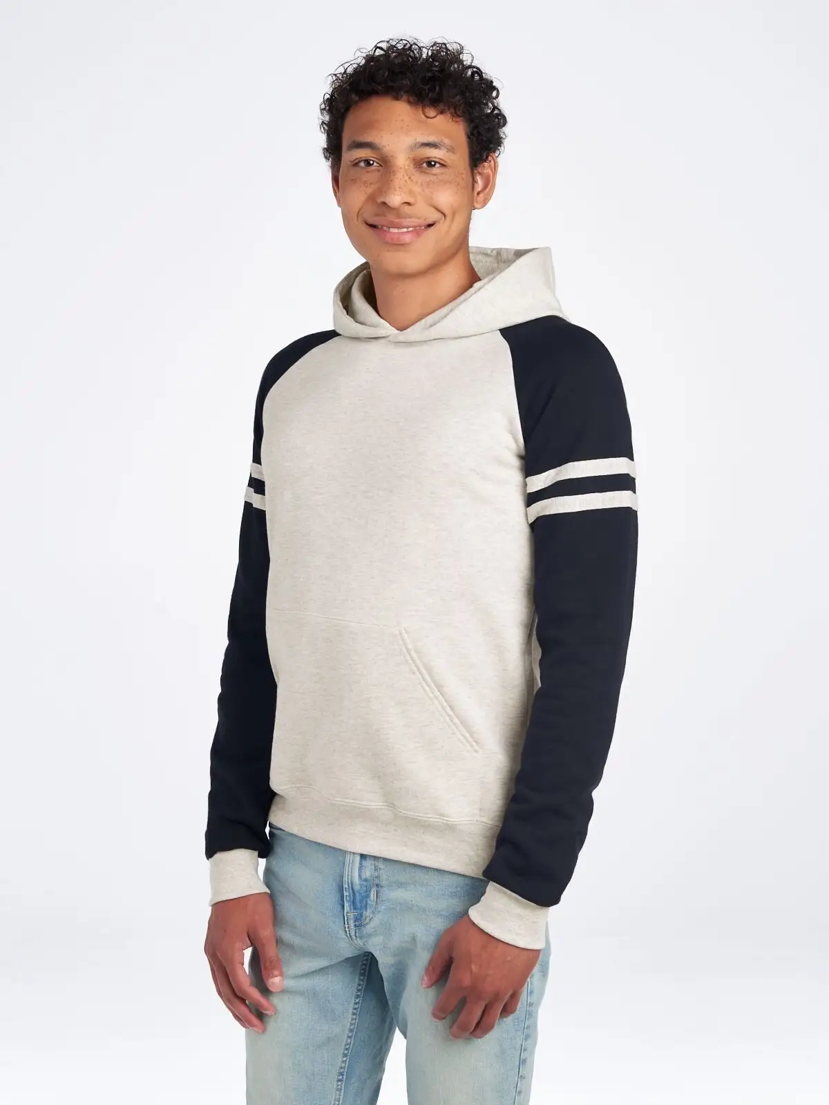 Immagine NuBlend Varsity Colour-Block Hooded Sweatshirt