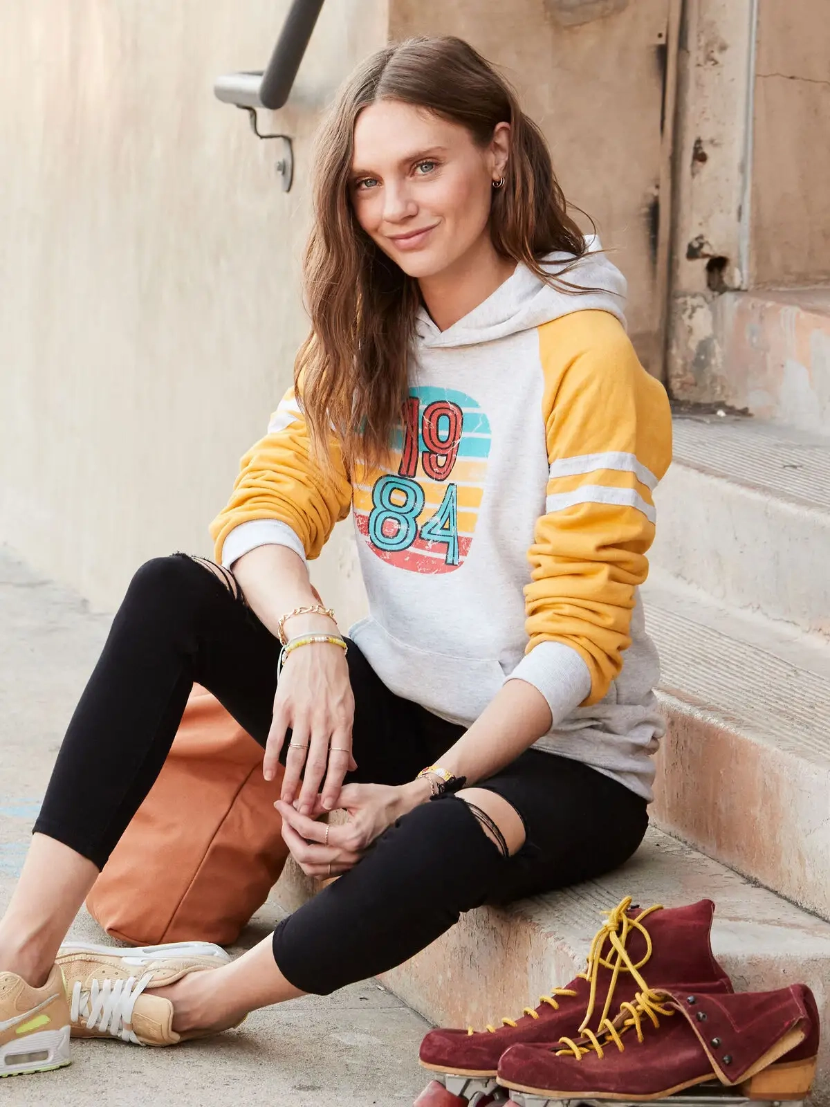 Immagine NuBlend Varsity Colour-Block Hooded Sweatshirt