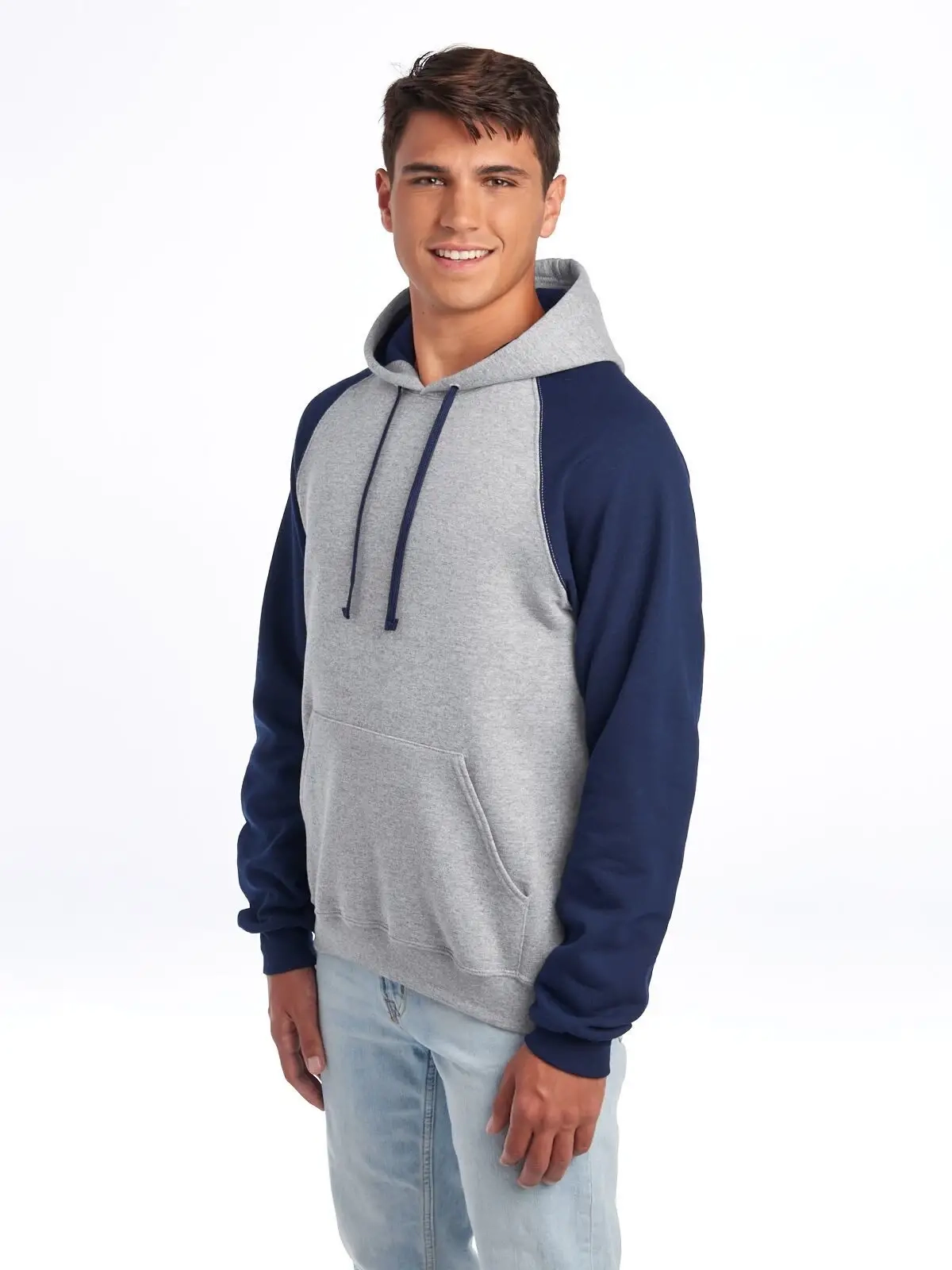 Immagine NuBlend Colour Block Raglan Hooded Sweatshirt