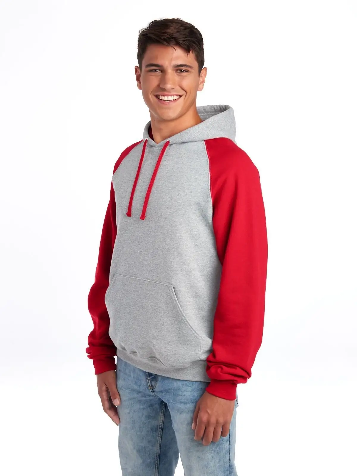 Immagine NuBlend Colour Block Raglan Hooded Sweatshirt