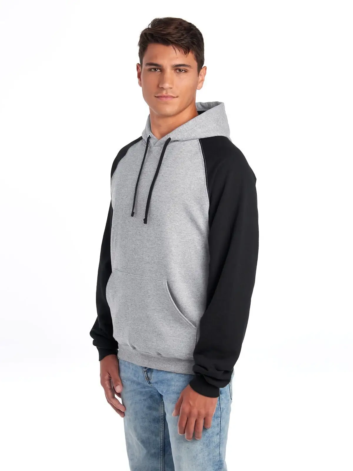 Immagine NuBlend Colour Block Raglan Hooded Sweatshirt