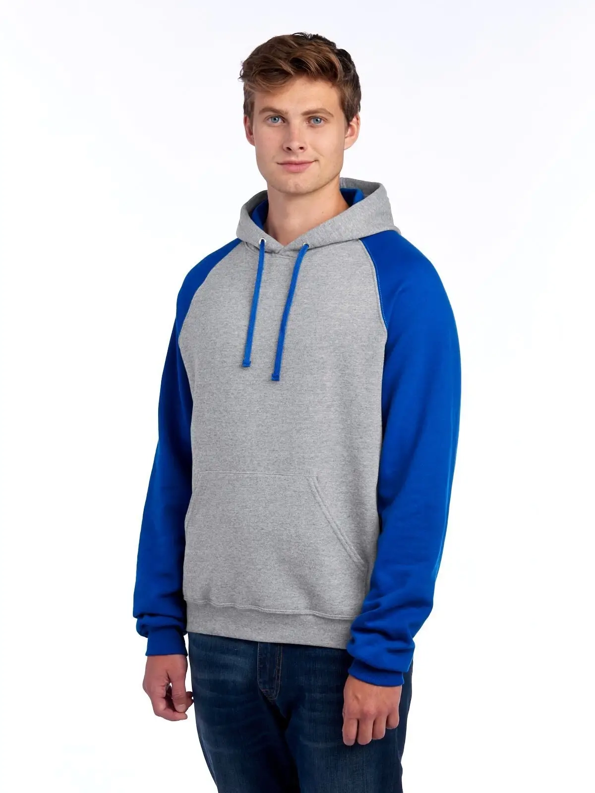 Immagine NuBlend Colour Block Raglan Hooded Sweatshirt