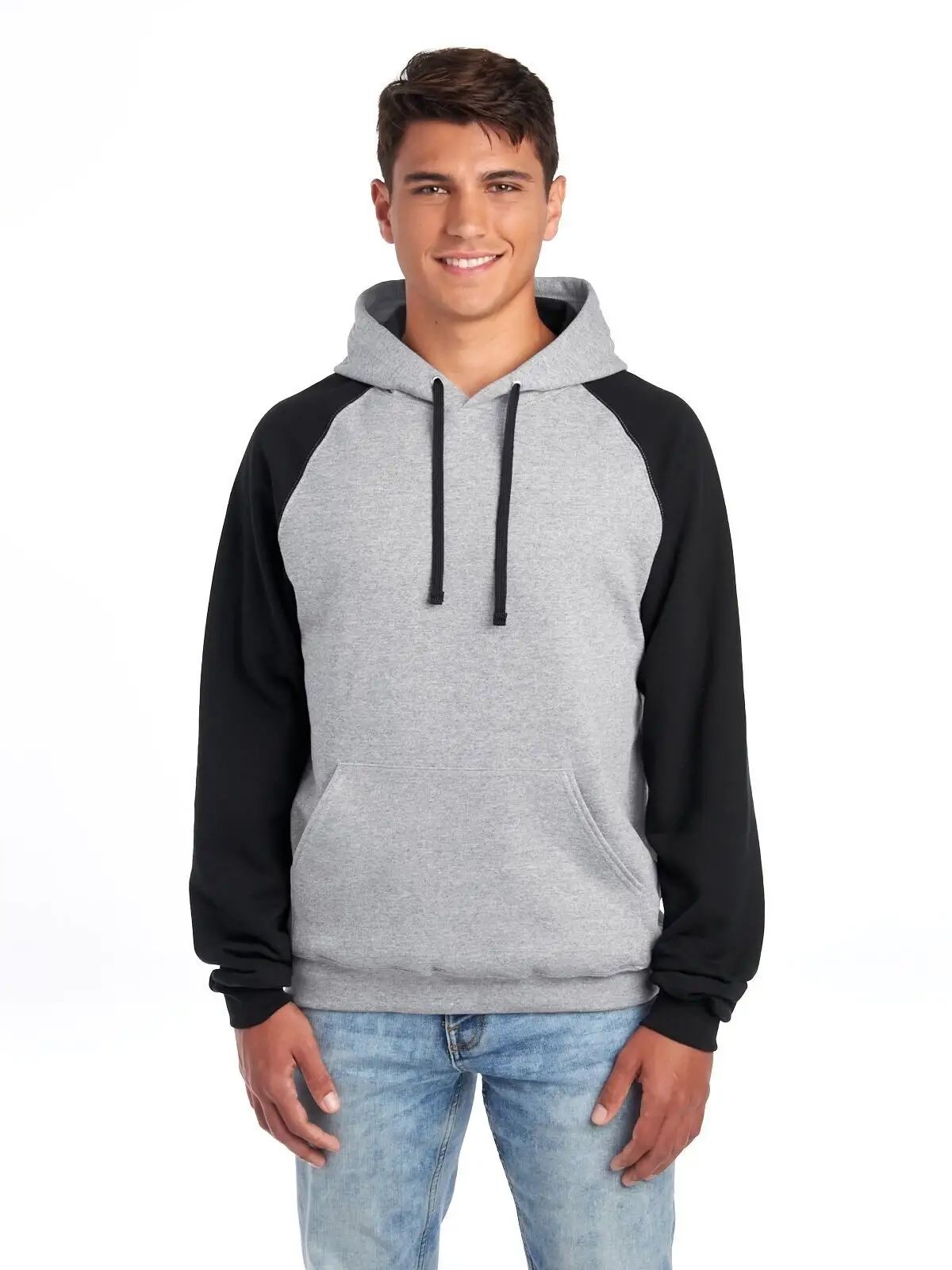 Immagine NuBlend Colour Block Raglan Hooded Sweatshirt
