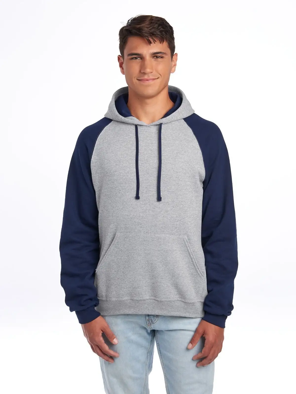 Immagine NuBlend Colour Block Raglan Hooded Sweatshirt