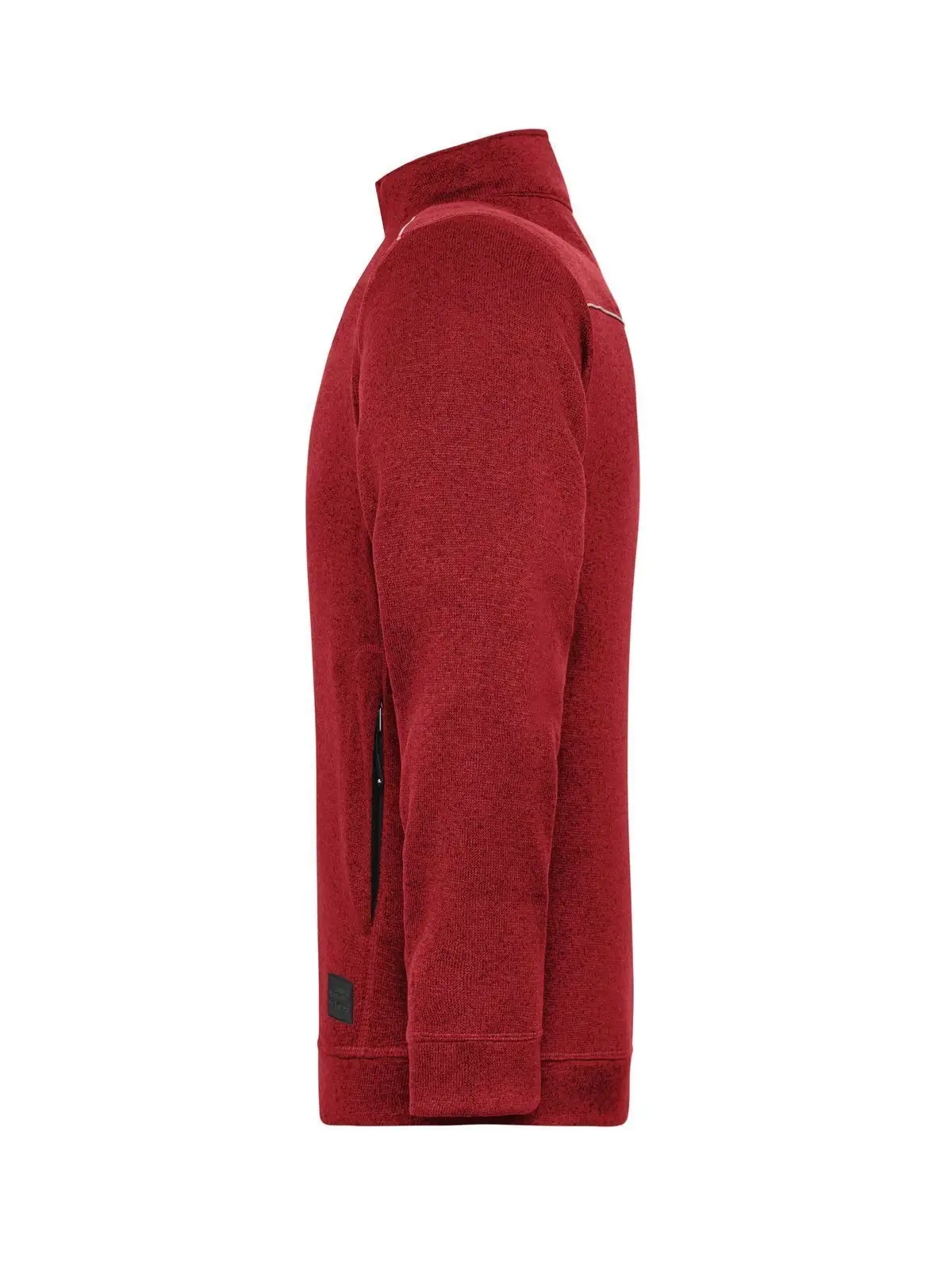 Immagine Men's Knitted Workwear Fleece Jacket - Solid