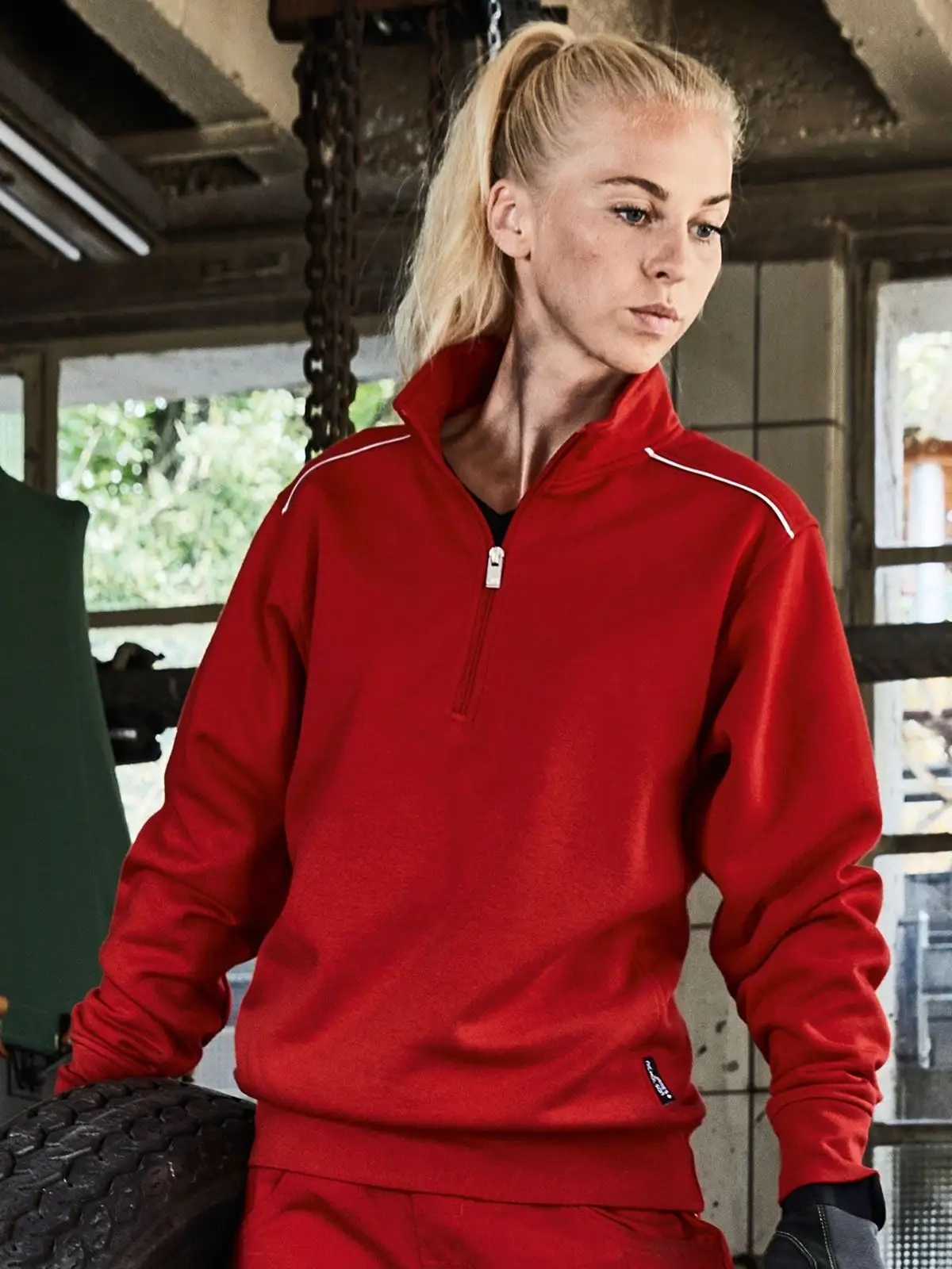 Immagine Workwear Half-zip Sweat - Solid