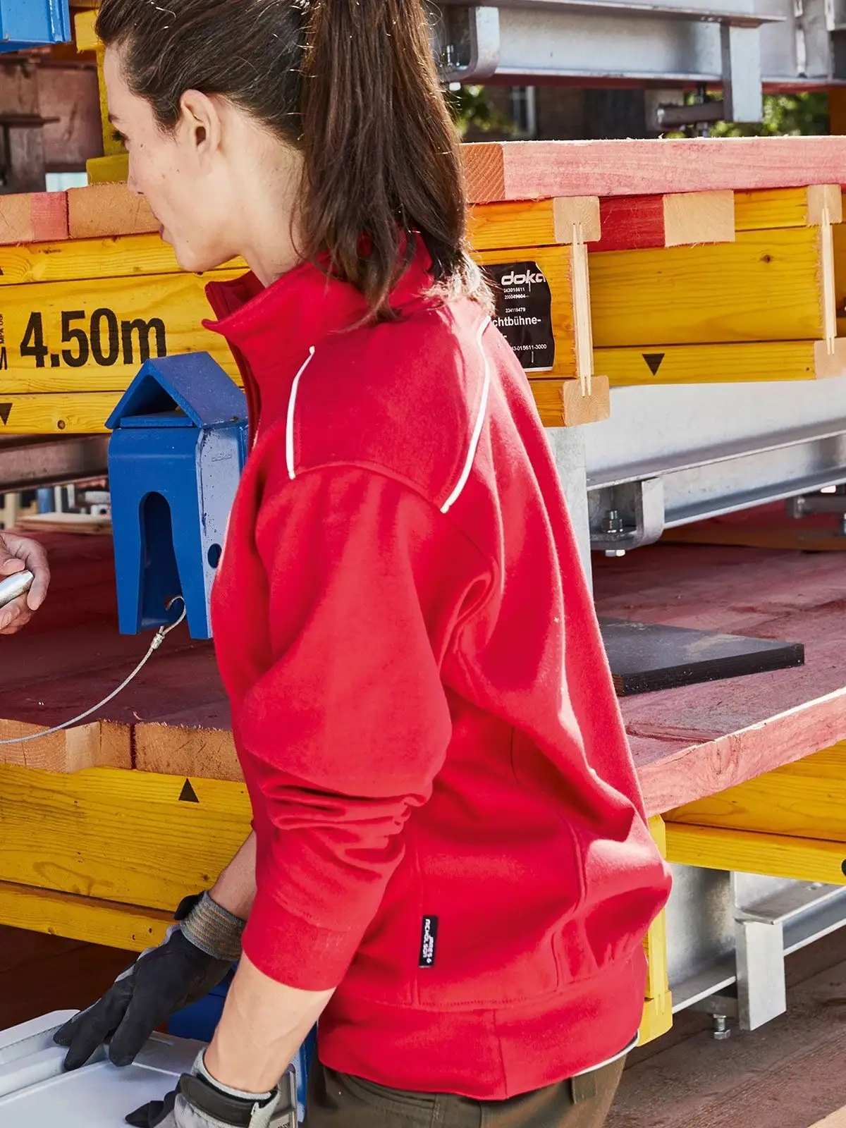 Immagine Workwear Half-zip Sweat - Solid