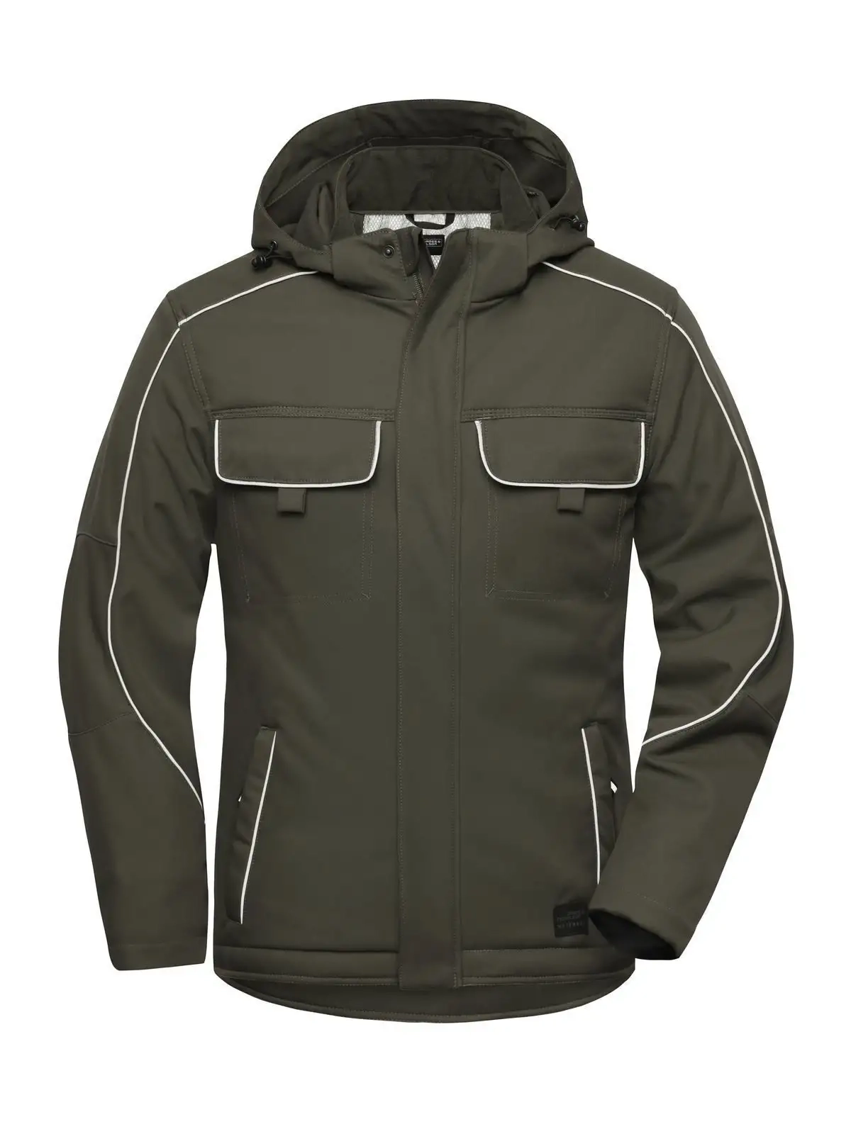 Immagine Workwear Softshell Padded Jacket - Solid