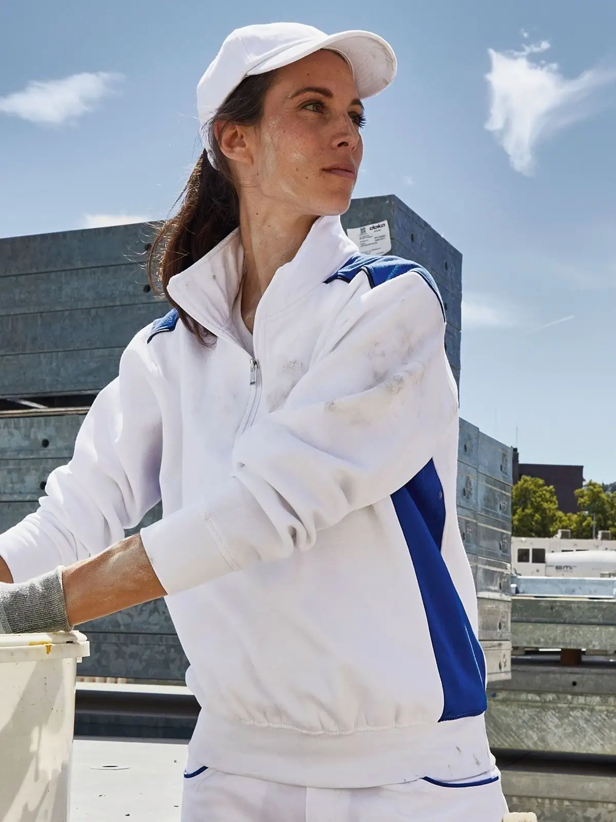 Immagine Workwear Half-Zip Sweat - Color