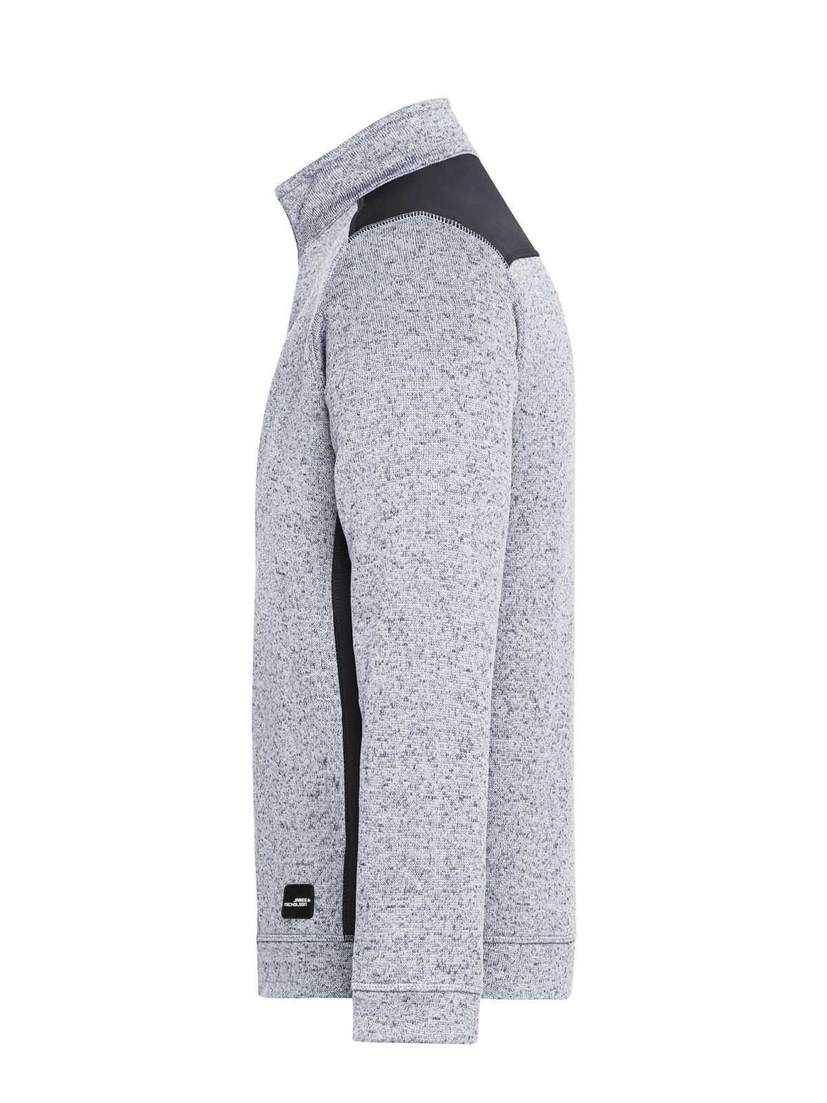 Immagine Men's Knitted Workwear Fleece Half-Zip - Strong
