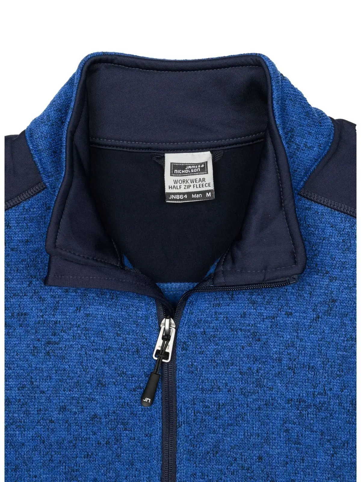 Immagine Men's Knitted Workwear Fleece Half-Zip - Strong