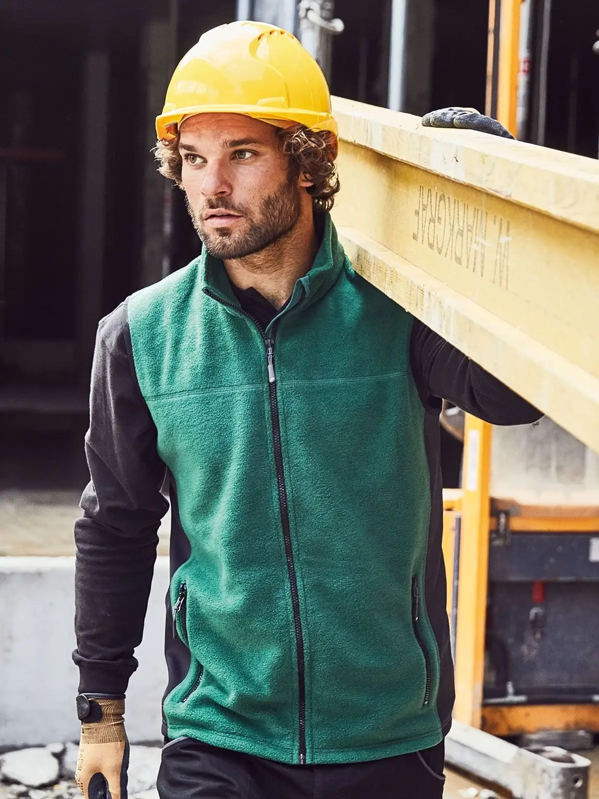 Immagine Men's Workwear Fleece Vest - Strong