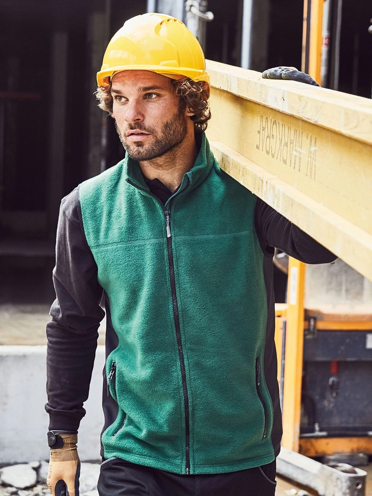 Immagine Men's Workwear Fleece Vest - Strong
