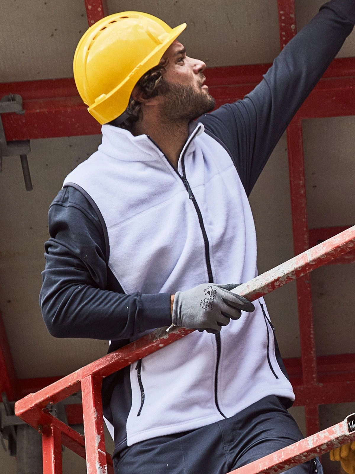 Immagine Men's Workwear Fleece Vest - Strong
