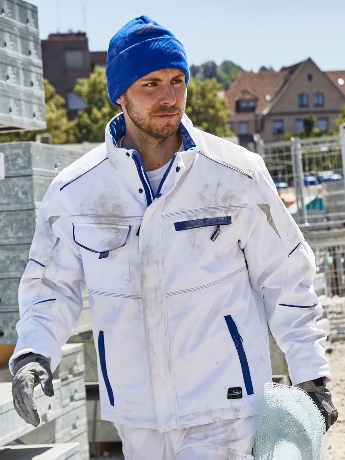 Immagine Workwear Softshell Padded Jacket - Color