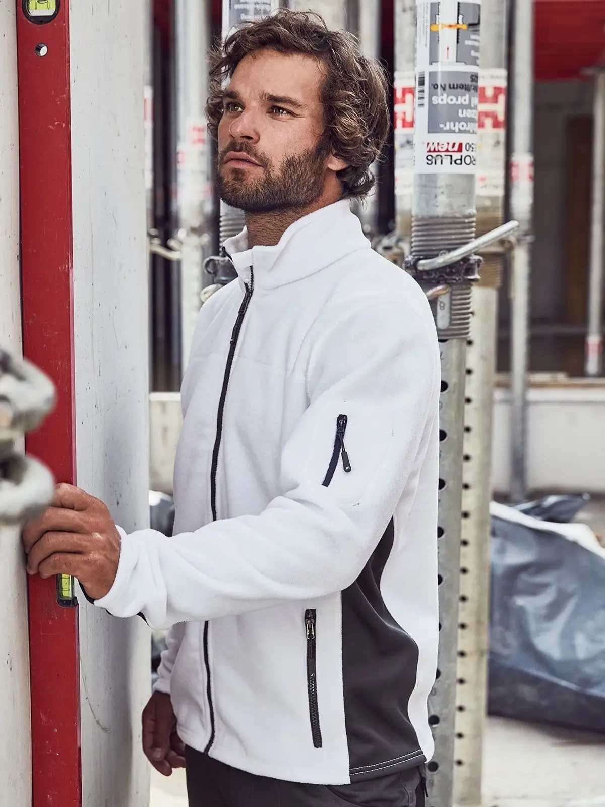 Immagine Men's Workwear Fleece Jacket - Strong